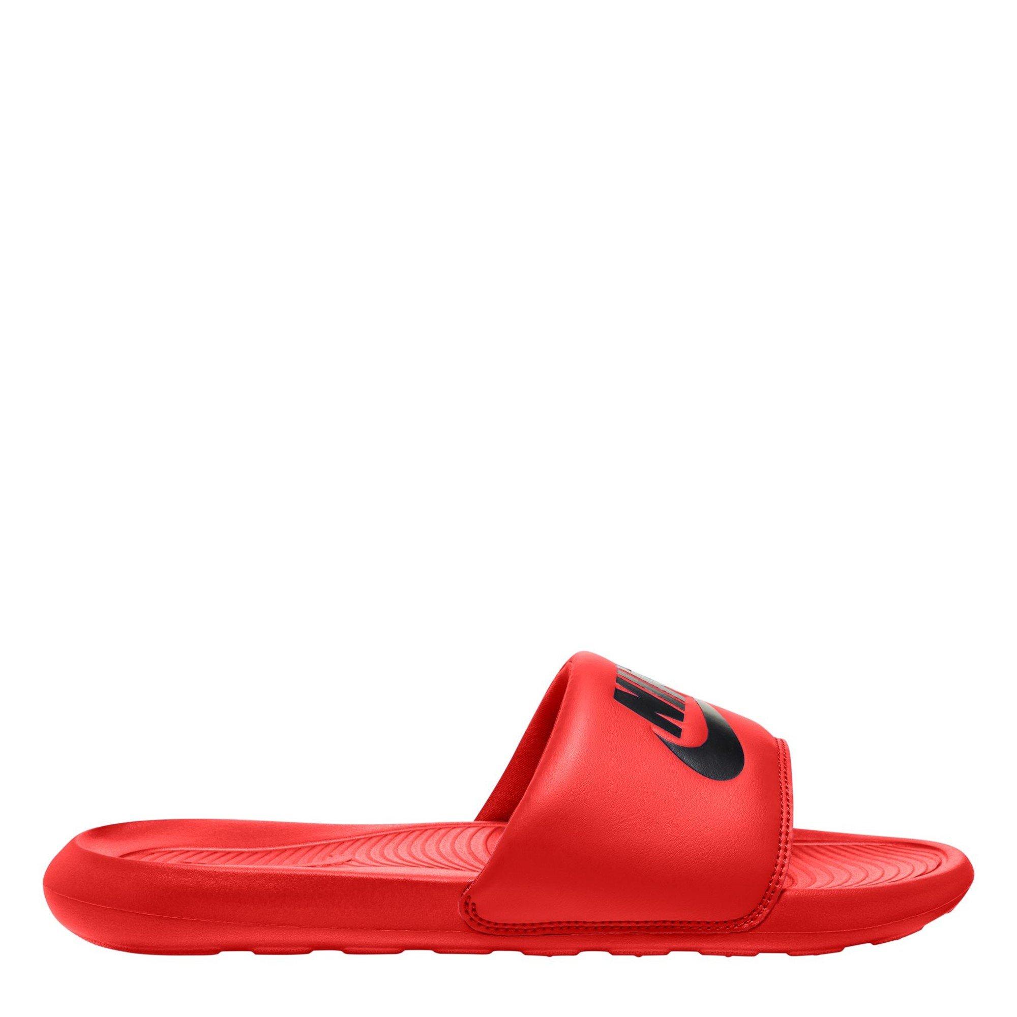 Nike Men's Victori One Slides - Red/Black - 8 (42.5)