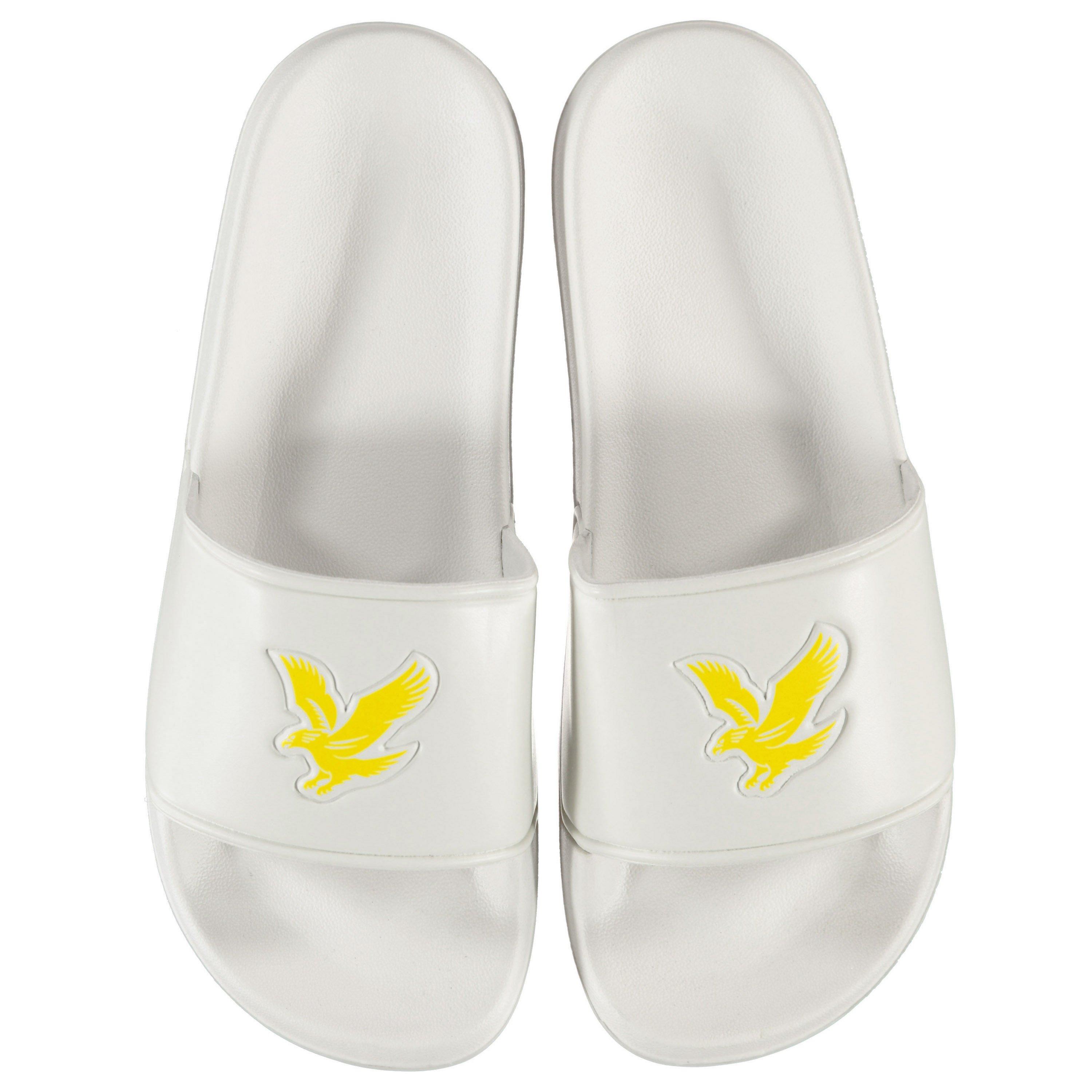 White 626 - Lyle and Scott - Chief Sliders - 1