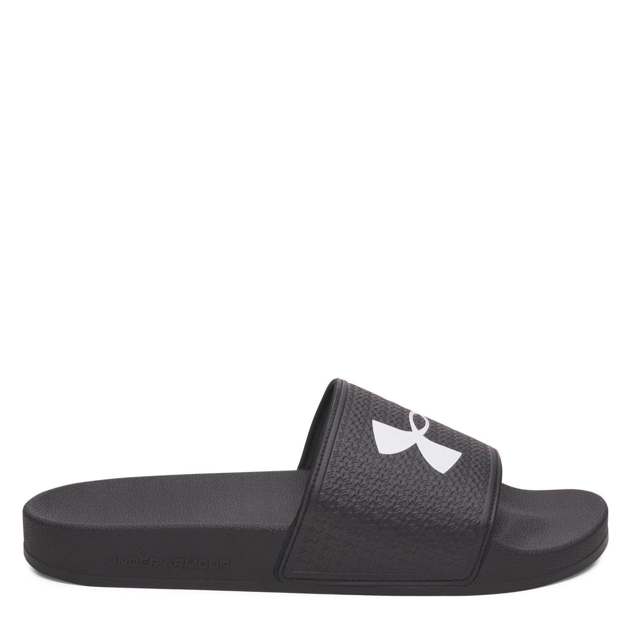 Black/Blk/White - Under Armour - UA Armr Slide Sn64 - 1