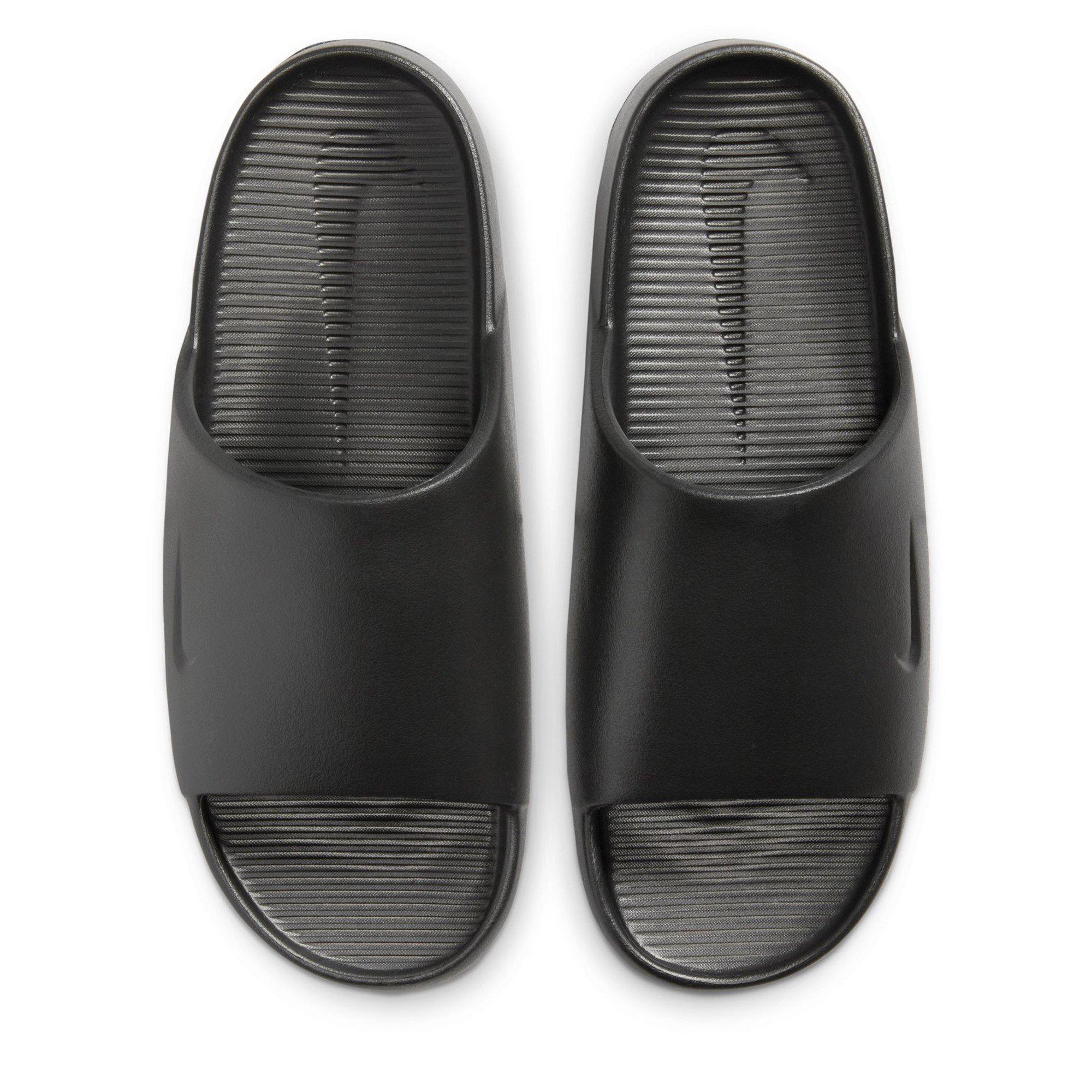 Black/Black - Nike - Calm Mens Slide Sandals - 4