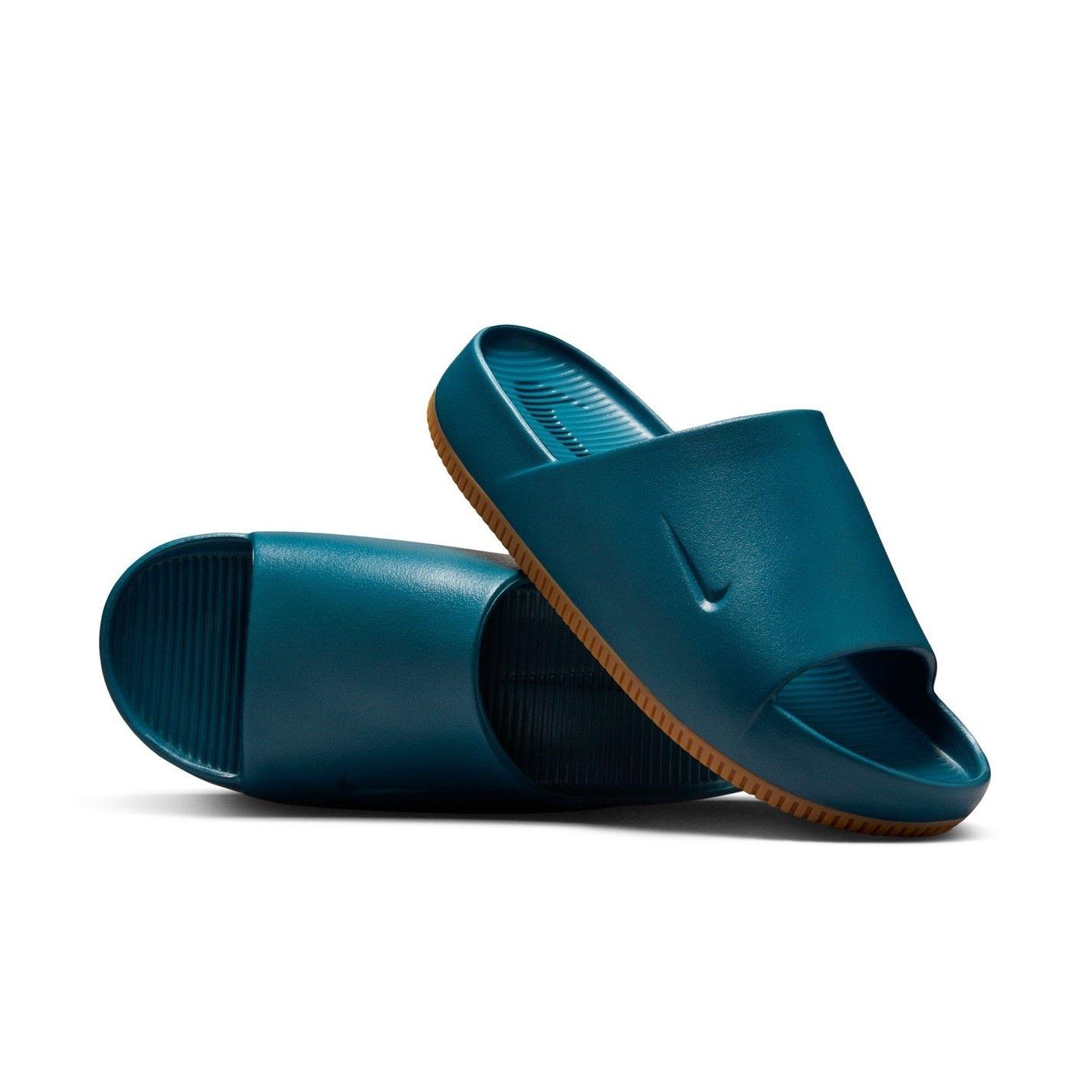 Blue Force/Brwn - Nike - Calm Mens Slide Sandals - 5