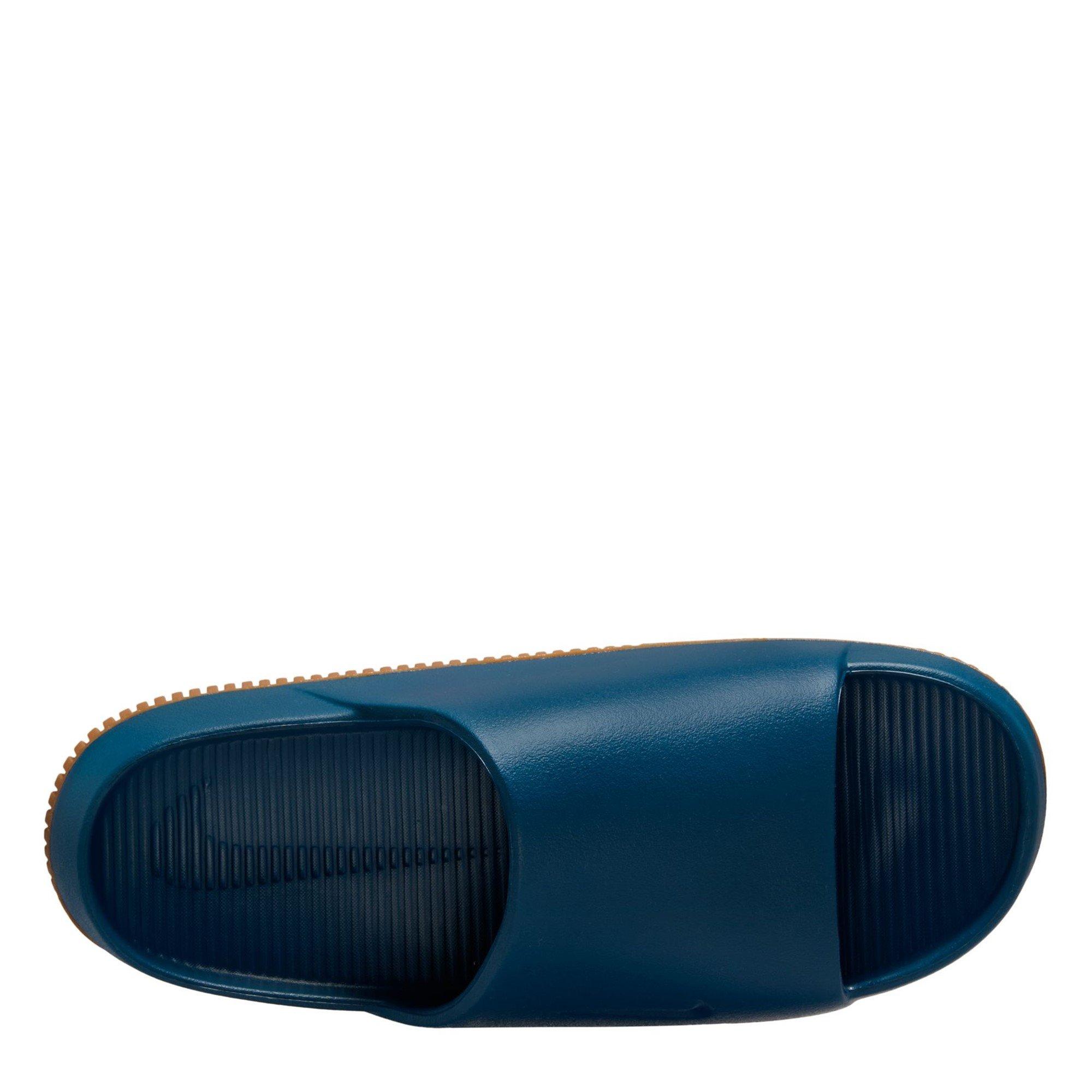Blue Force/Brwn - Nike - Calm Mens Slide Sandals - 7