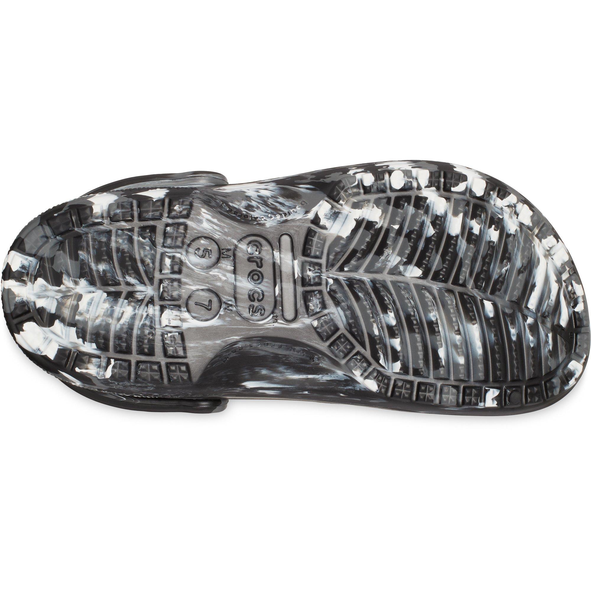 Zwart/Wit - Crocs - Baya Marbled Clogs Mens - 3
