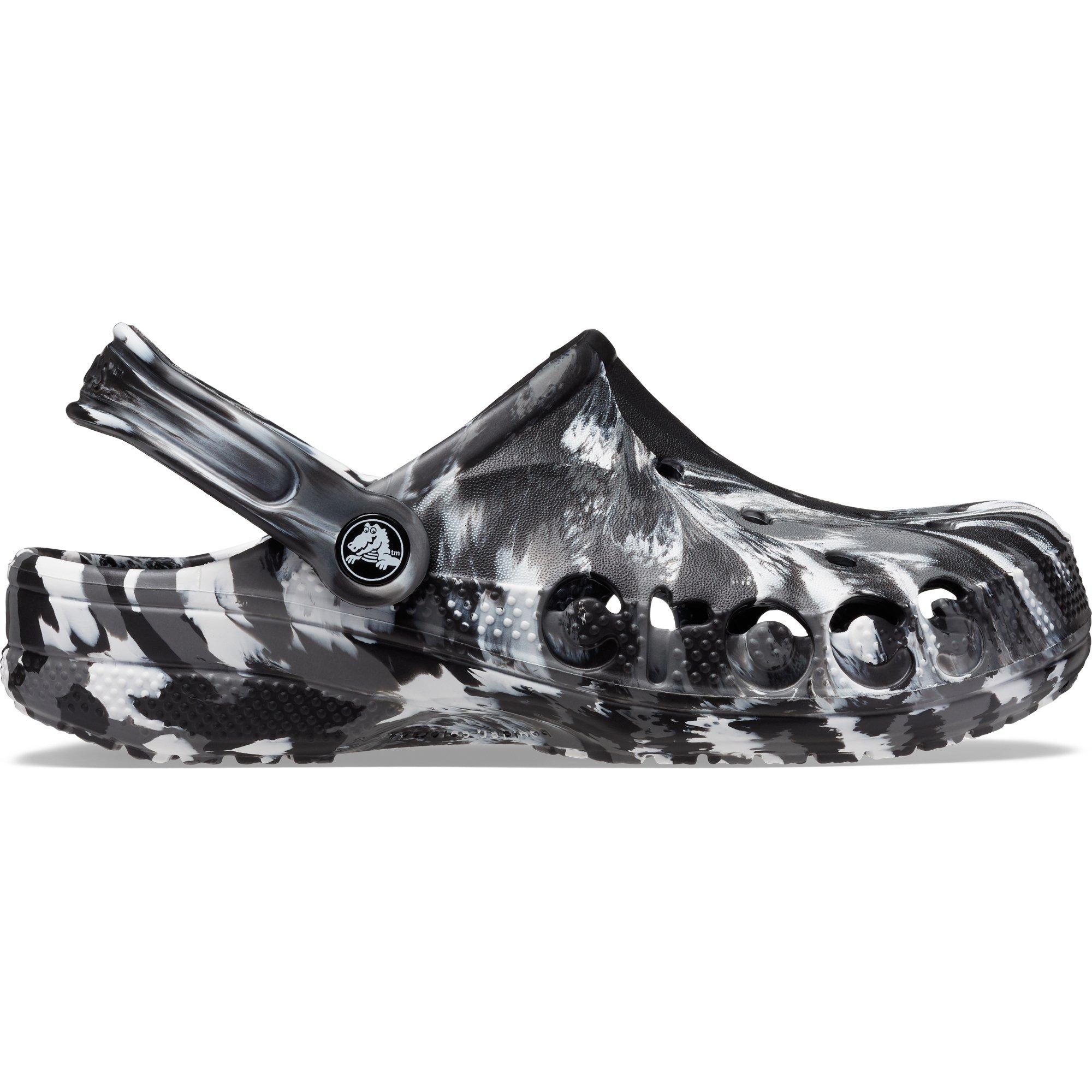 Zwart/Wit - Crocs - Baya Marbled Clogs Mens - 6