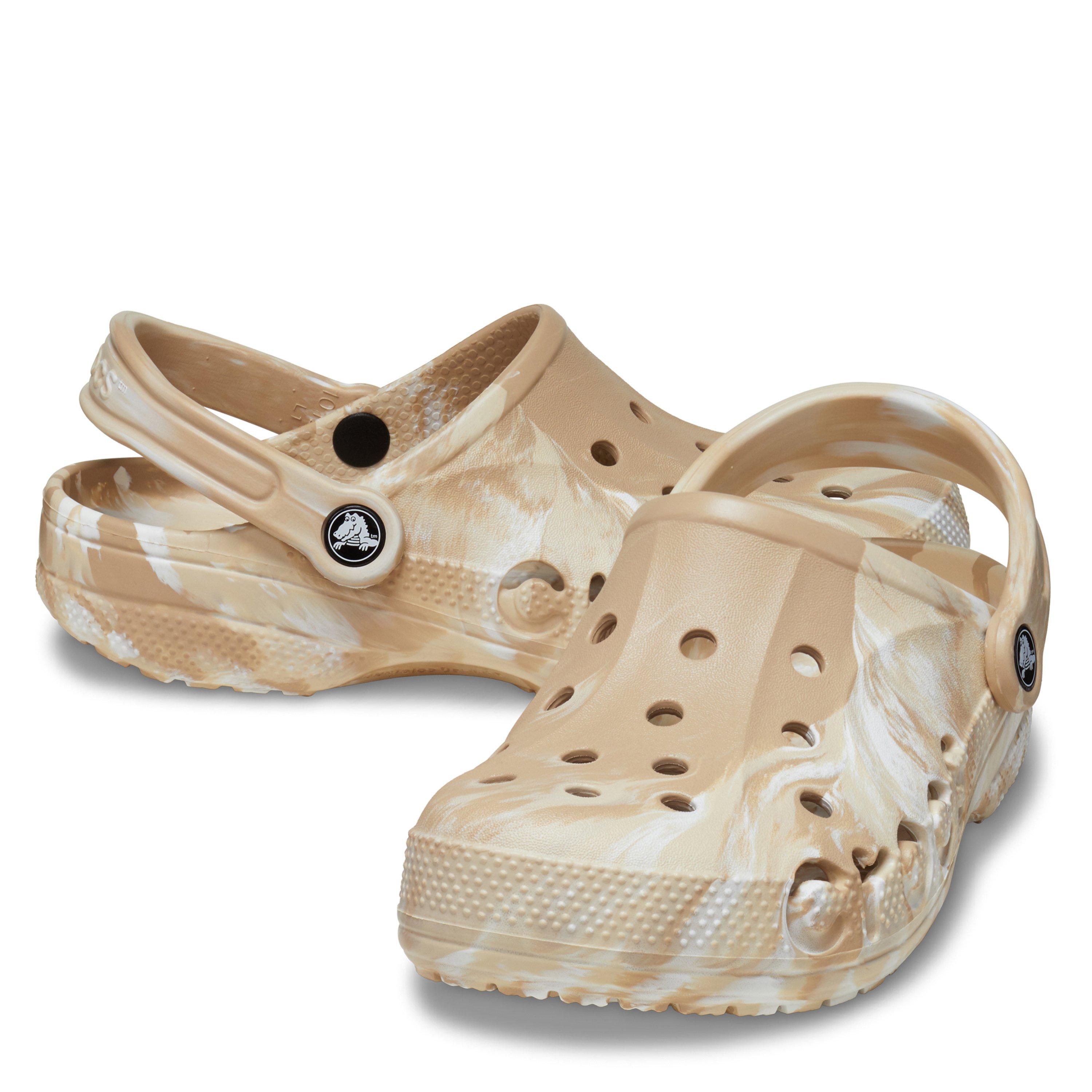 Chai/Multi - Crocs - Baya Marbled Clogs Mens - 5