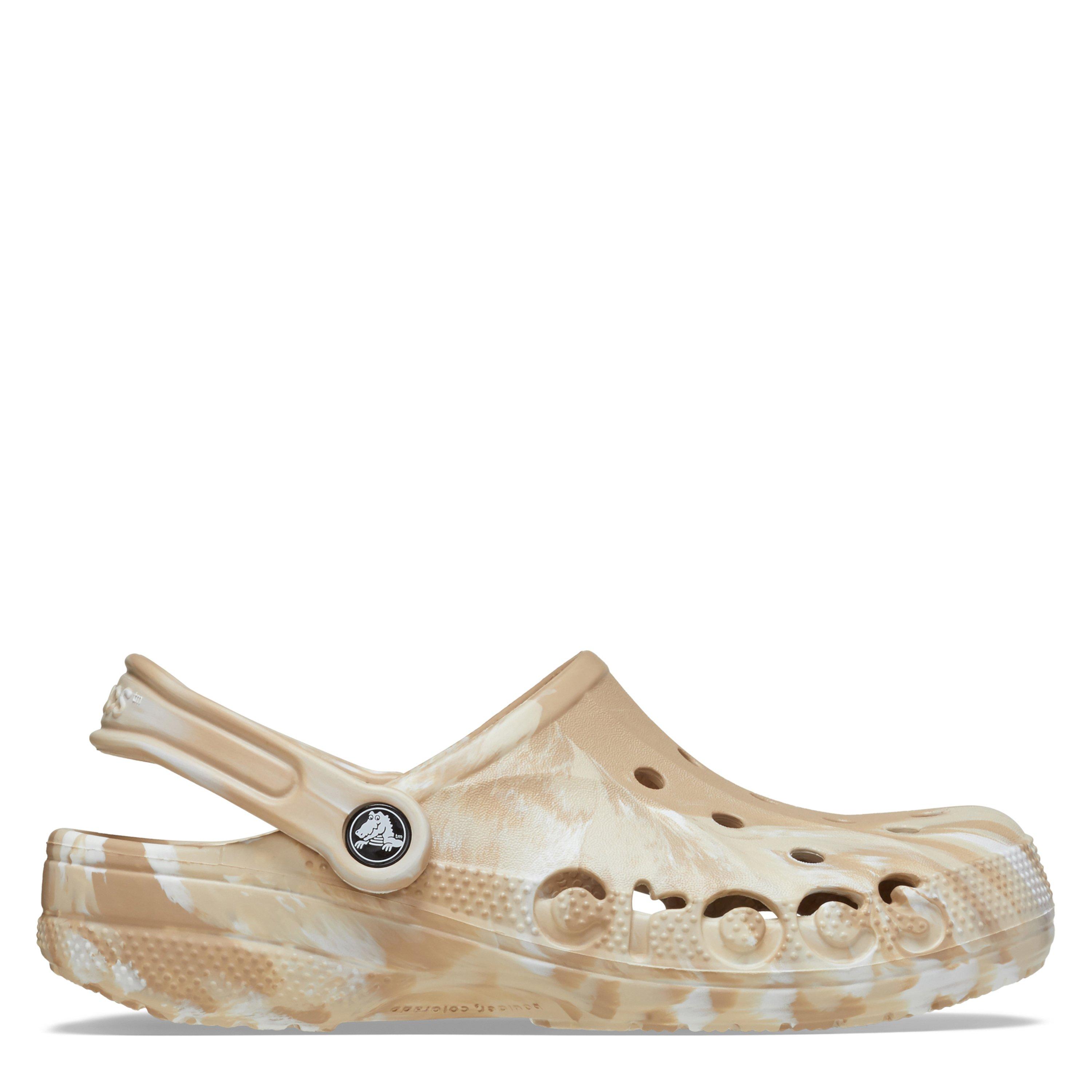 Chai/Multi - Crocs - Baya Marbled Clogs Mens - 6