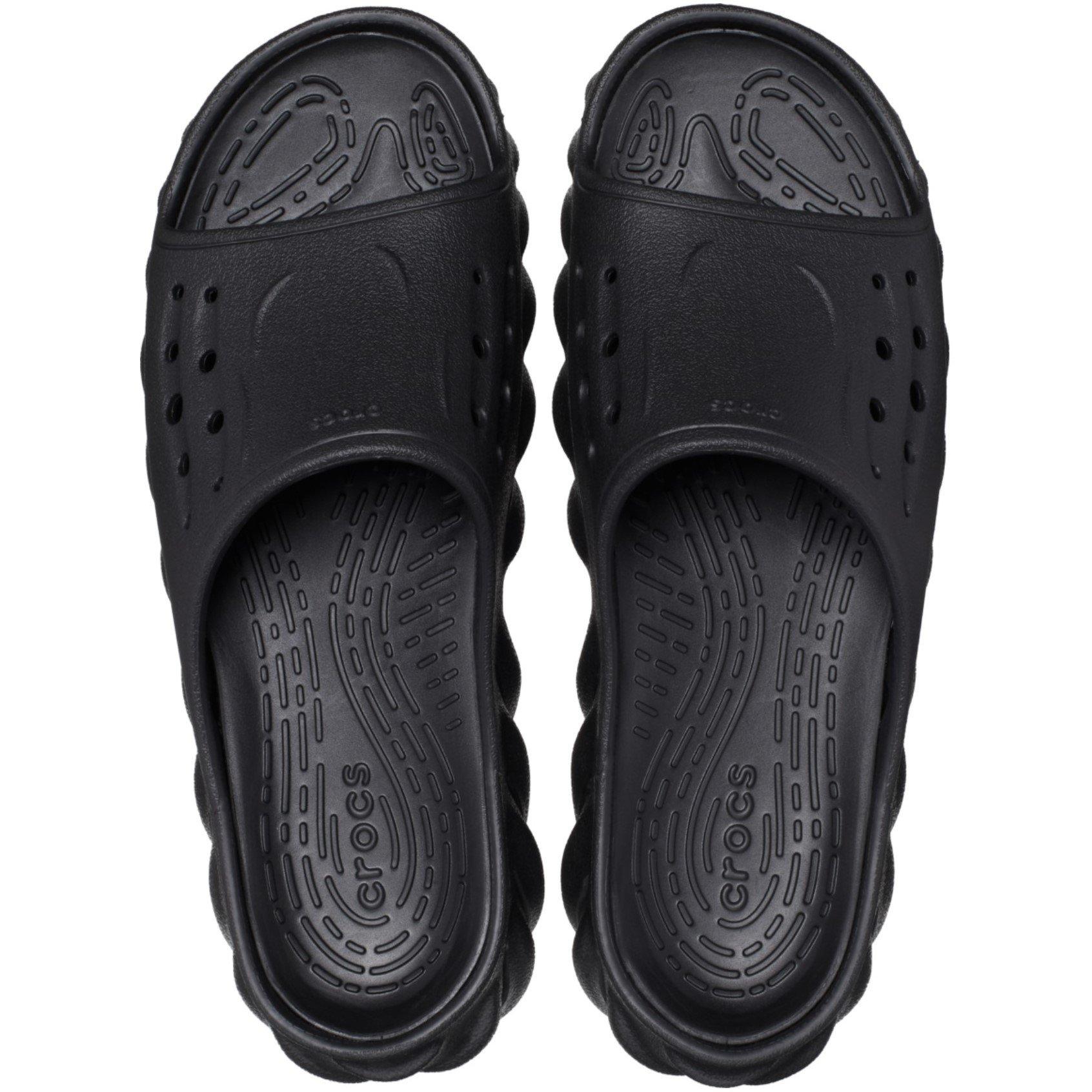 Schwarz - Crocs - Echo Sliders Mens - 4