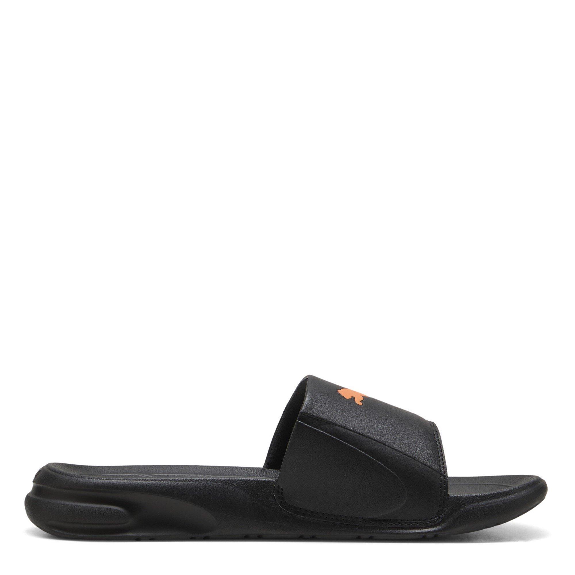 Puma Blk/Orange - Puma - Softride TeamcatSn54 Pool Sliders - 4