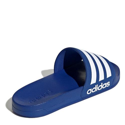 R.Blue/Wht/Blue - adidas - Adilette Shower Mens Slide Sandals - 4