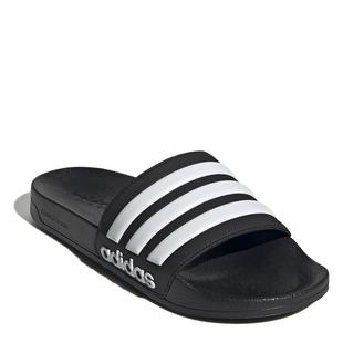 CBlk/FWht/CBlk - adidas - Adilette Shower Mens Slide Sandals - 3