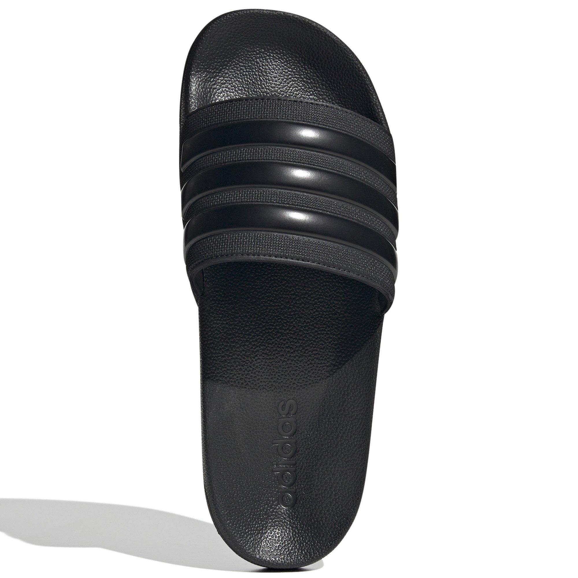 CBlack/Blk/CBlk - adidas - Adilette Shower Cloudfoam Slip On Pool Sliders - 3