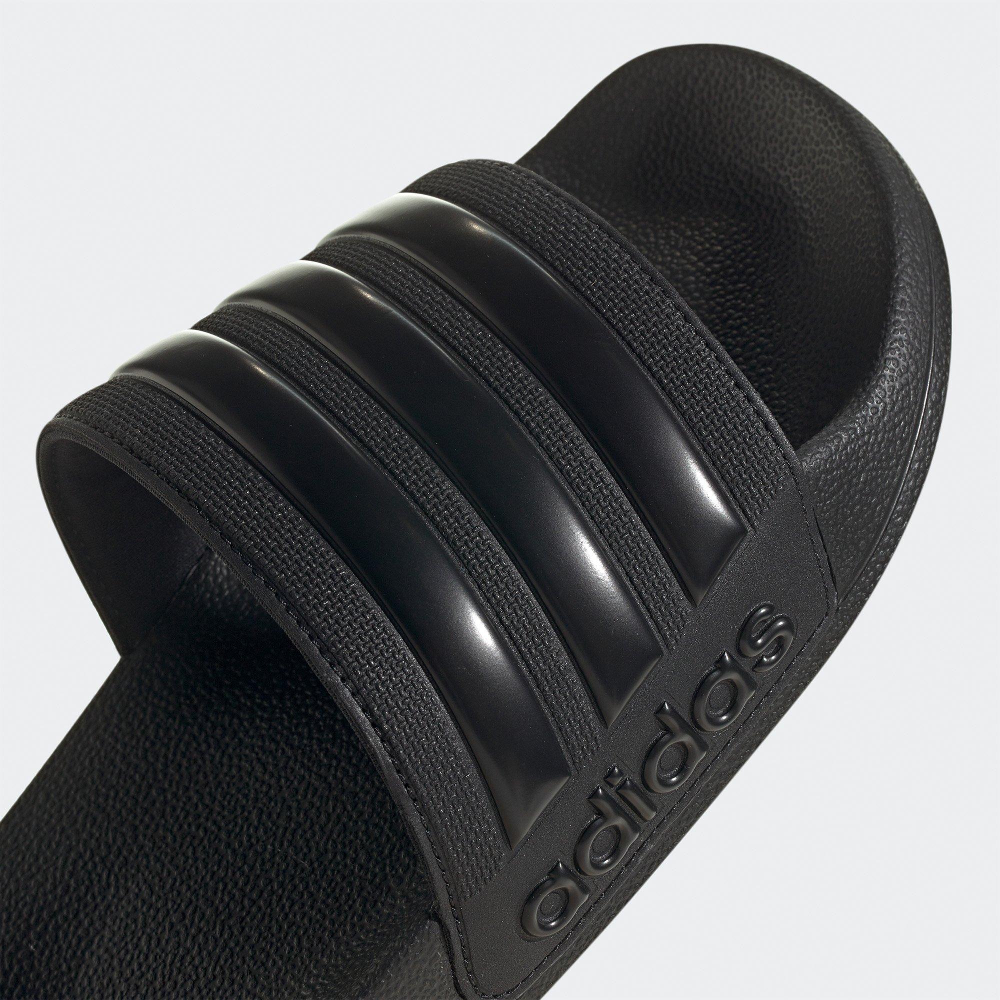 CBlack/Blk/CBlk - adidas - Adilette Shower Cloudfoam Slip On Pool Sliders - 7