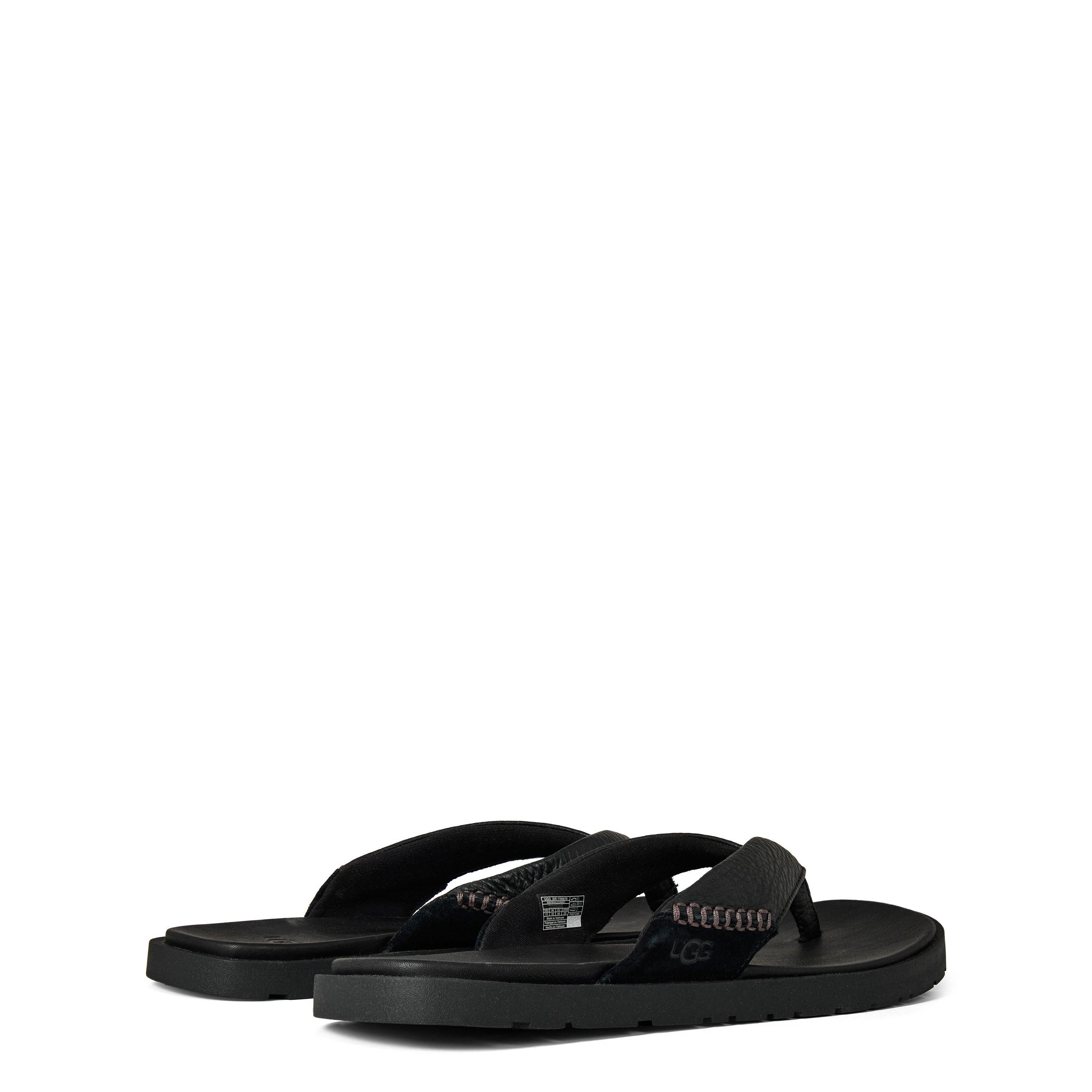 Black - Ugg - Men's Seaside II Flip Flops - 4