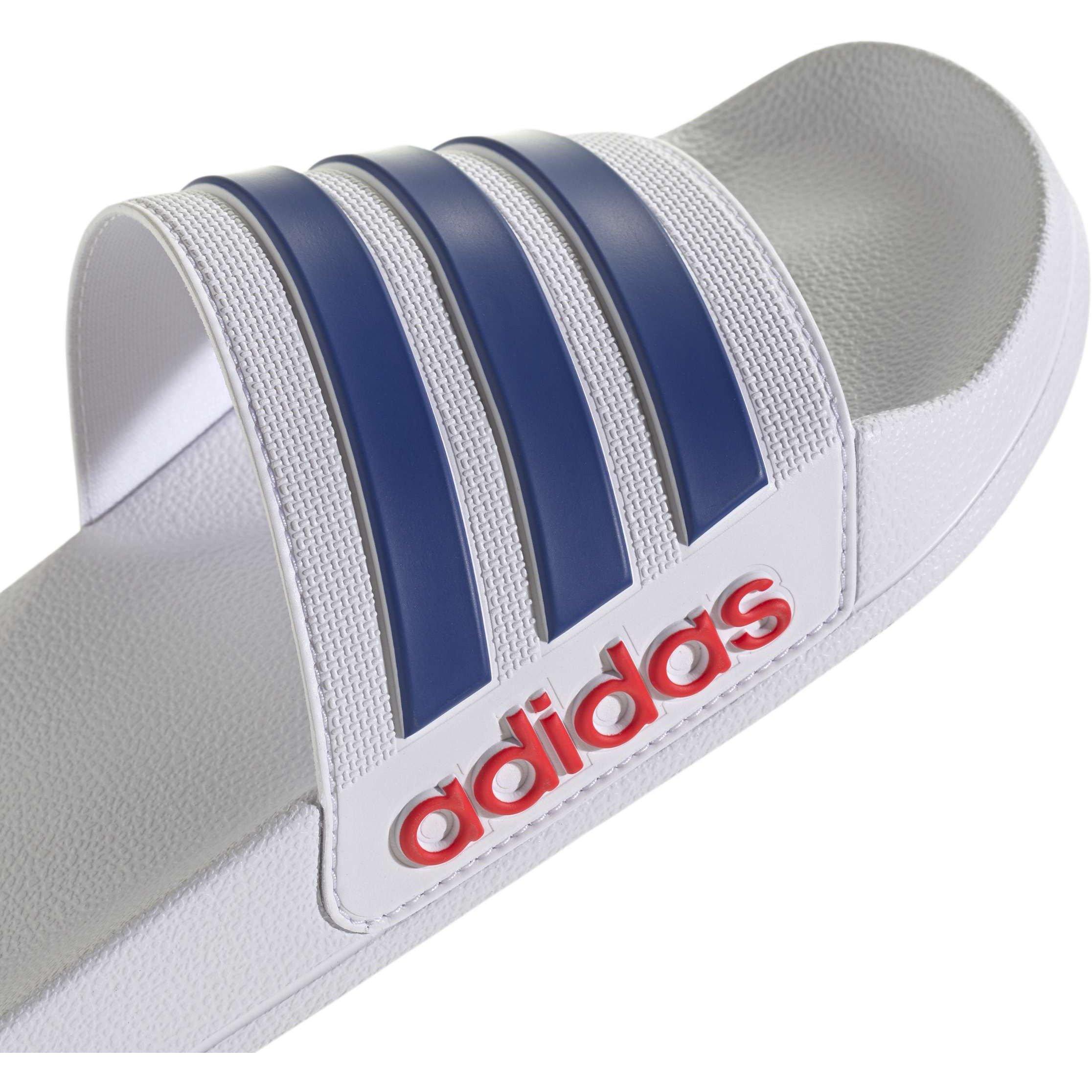 Ftwr White/Team - adidas - Men's Adilette Shower Slider - 7