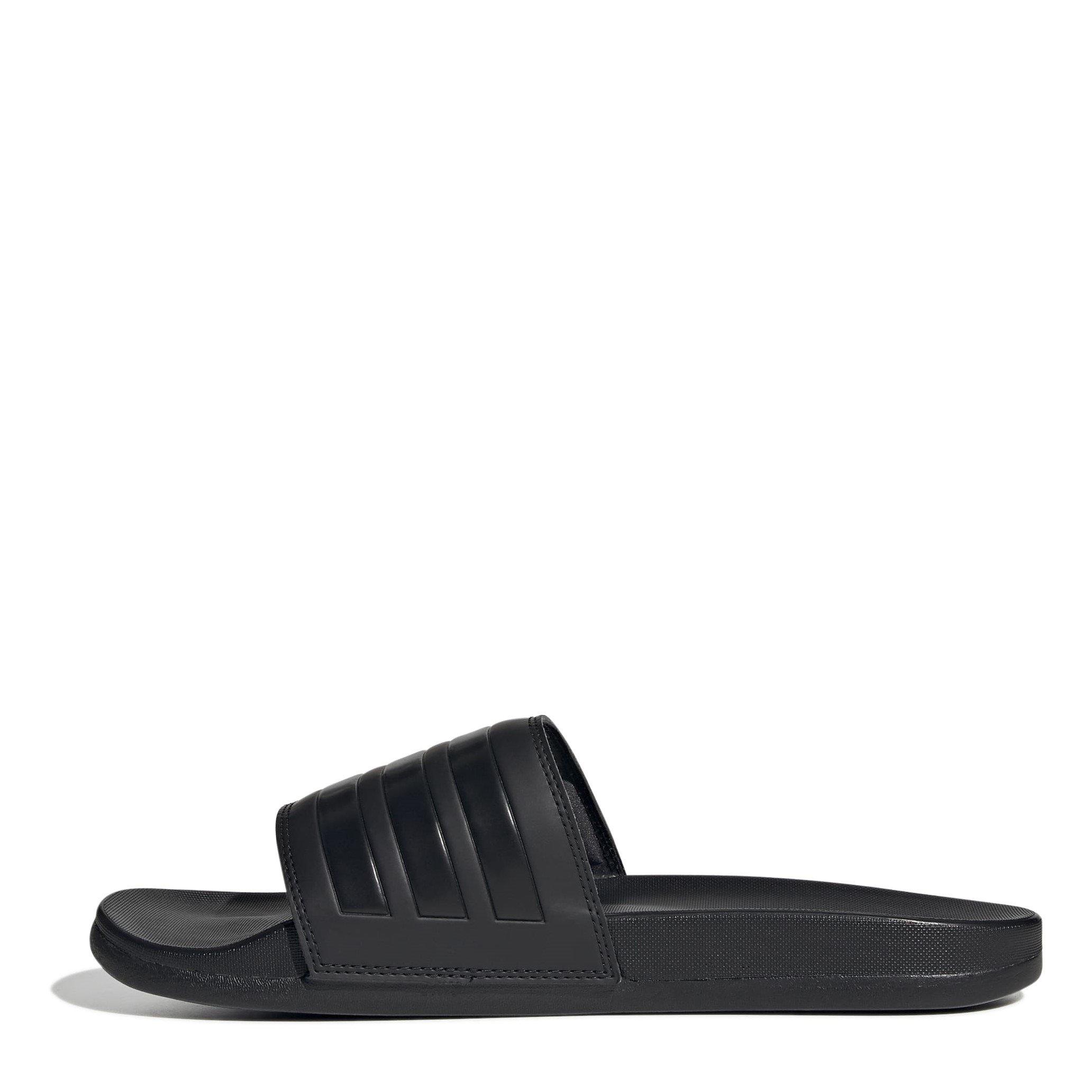 CBlk/CBlk/CBlk - adidas - Adilette Comfort Mens Slide Sandals - 2