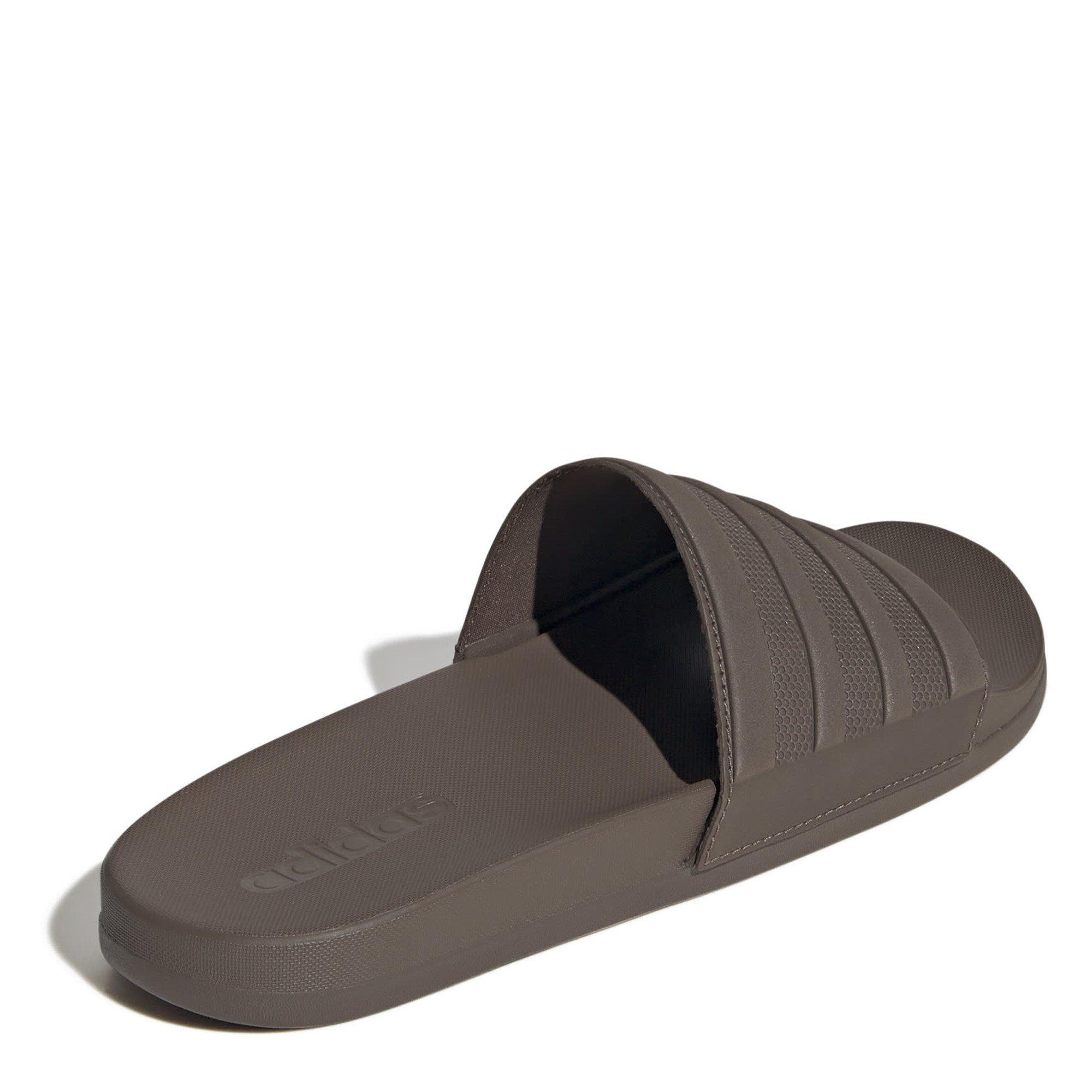 Strates terrestres - adidas - Adilette Comfort Mens Slide Sandals - 4