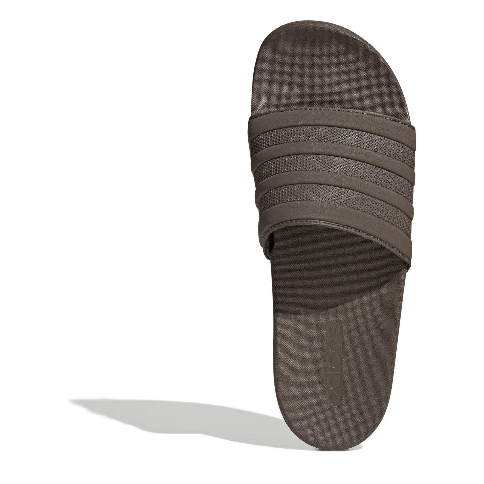 Strates terrestres - adidas - Adilette Comfort Mens Slide Sandals - 5