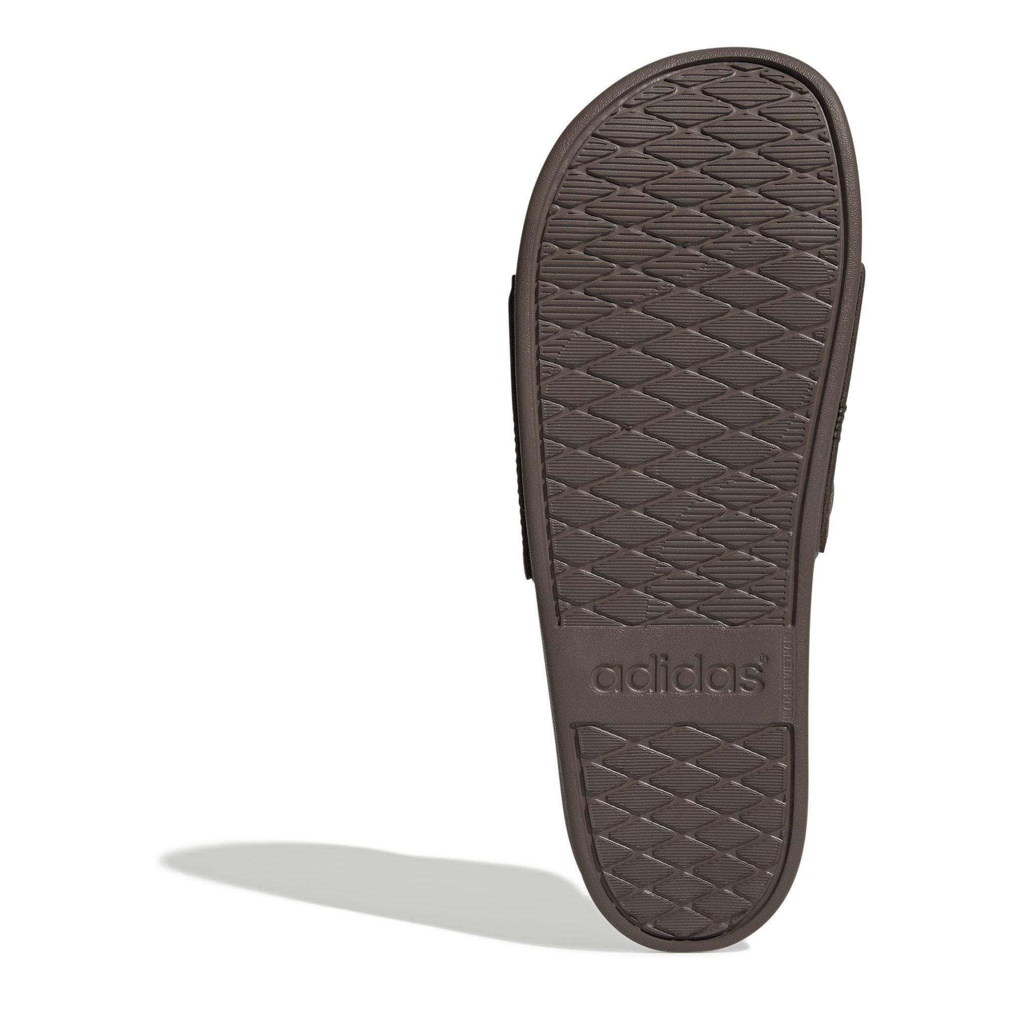 Strates terrestres - adidas - Adilette Comfort Mens Slide Sandals - 6
