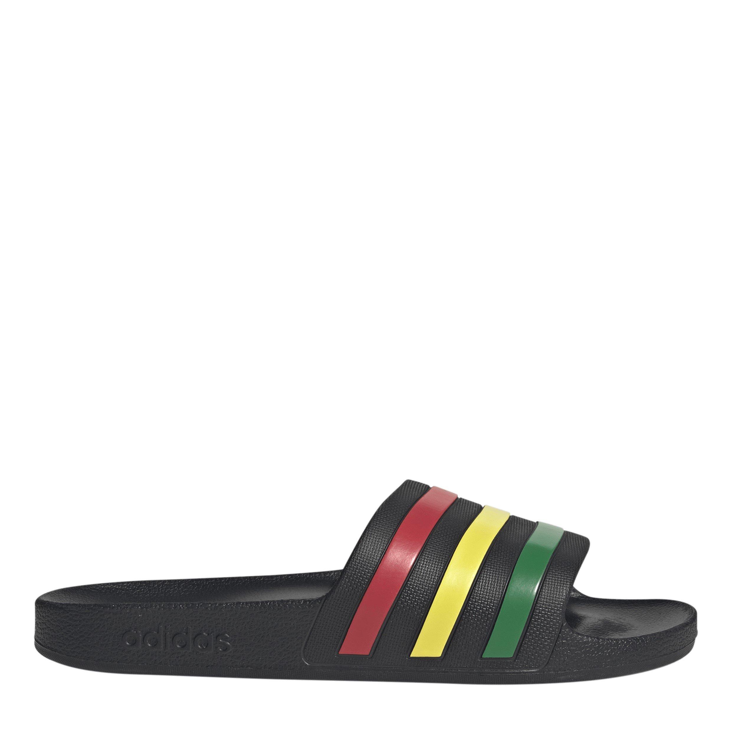 Adidas  Adilette Aqua Slide Mens - Blk/Red/Grn - 11 (46)