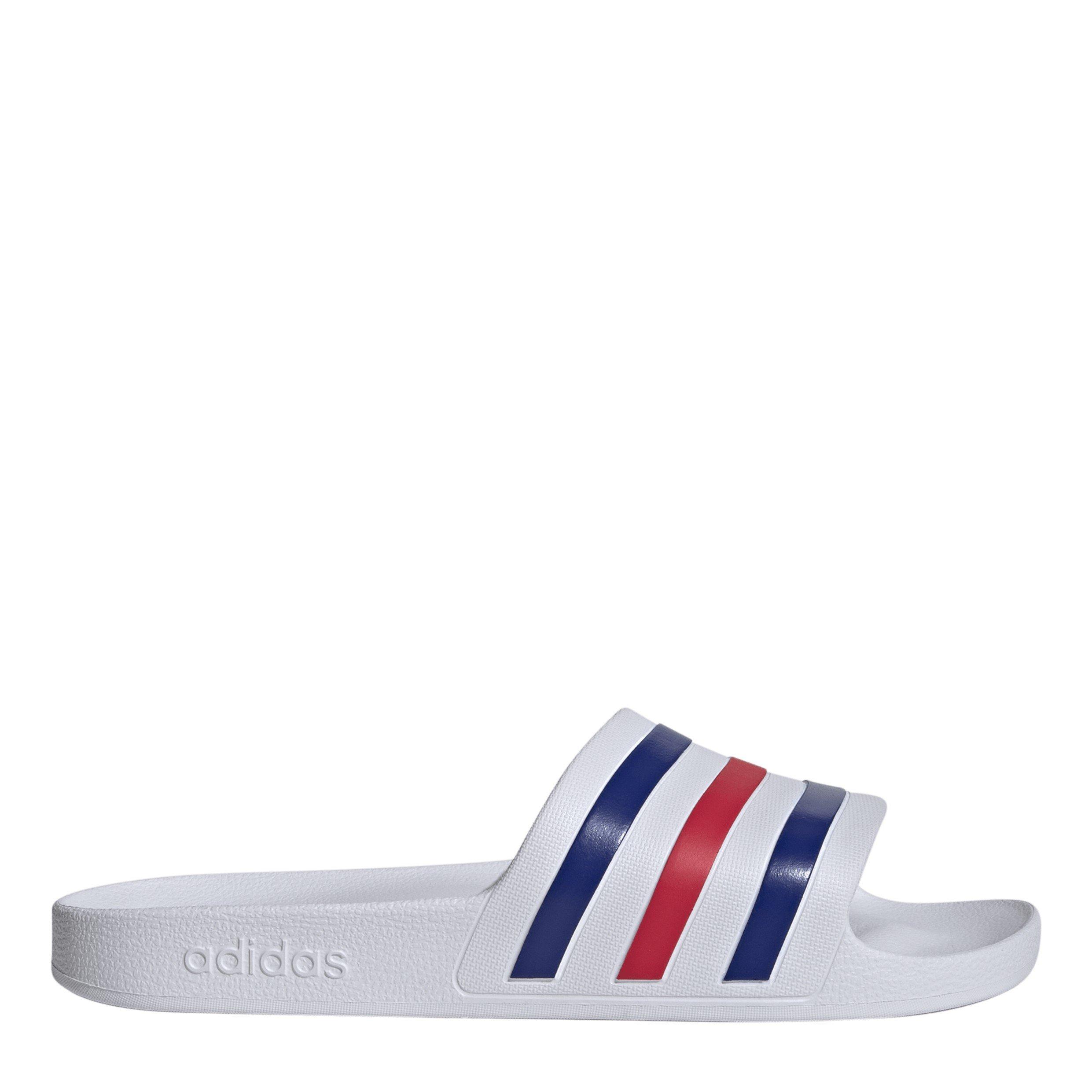 Adidas  Adilette Aqua Slide Mens - Wht/Red/Blue - 11 (46)