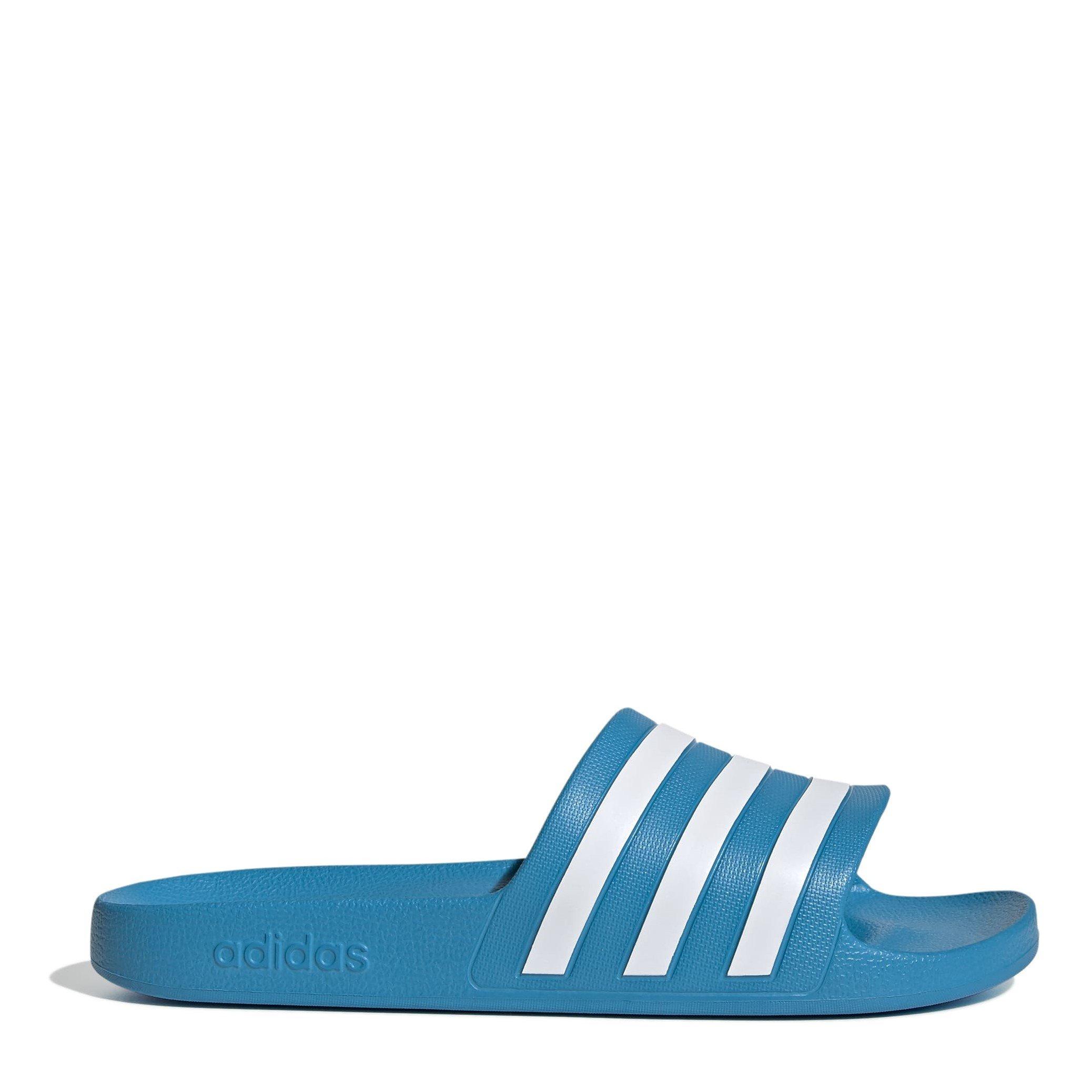 Adidas  Adilette Aqua Slide Mens - Sol Blue/White - 12 (47.3)