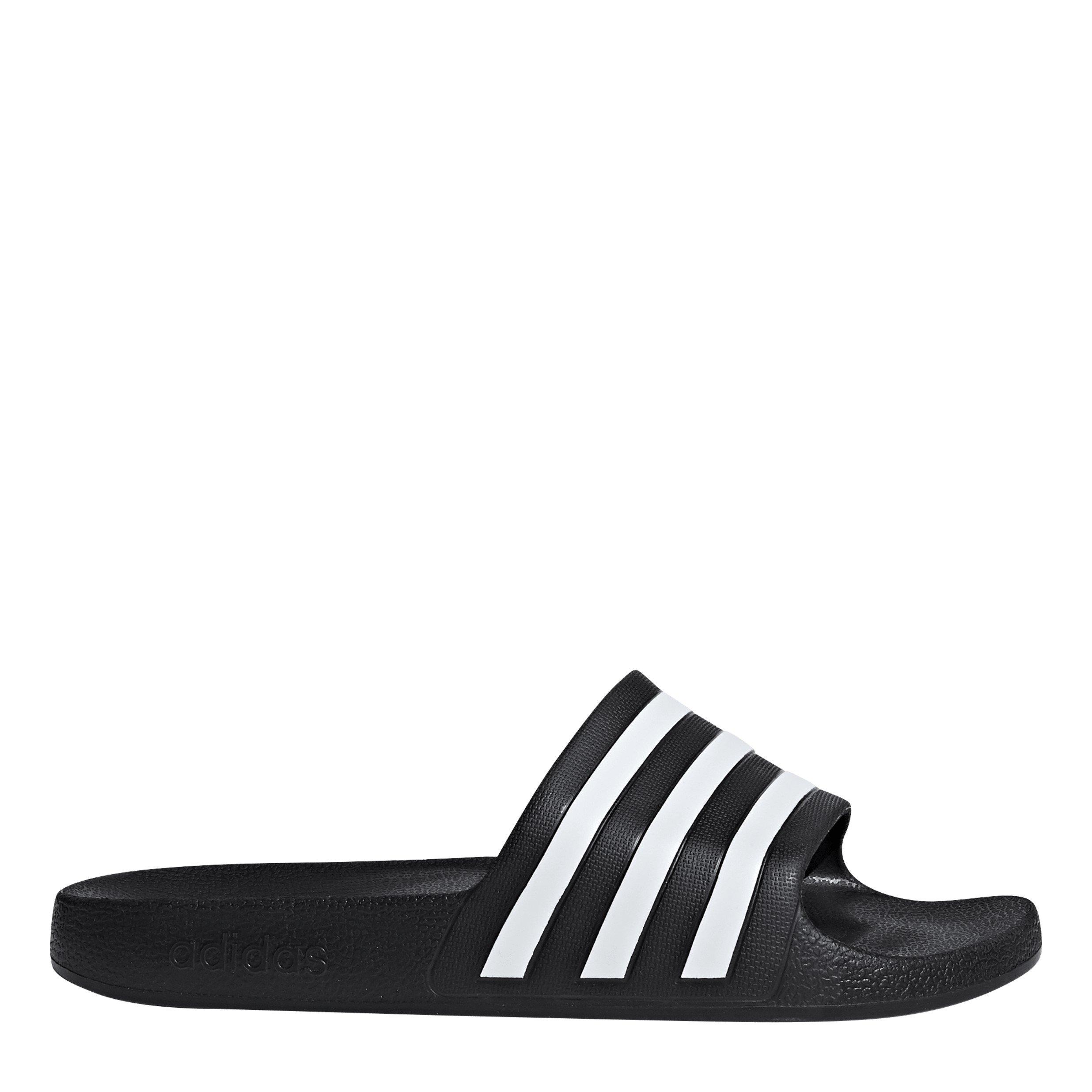 Adidas  Adilette Aqua Slide Mens - Black/White - 7 (40.7)