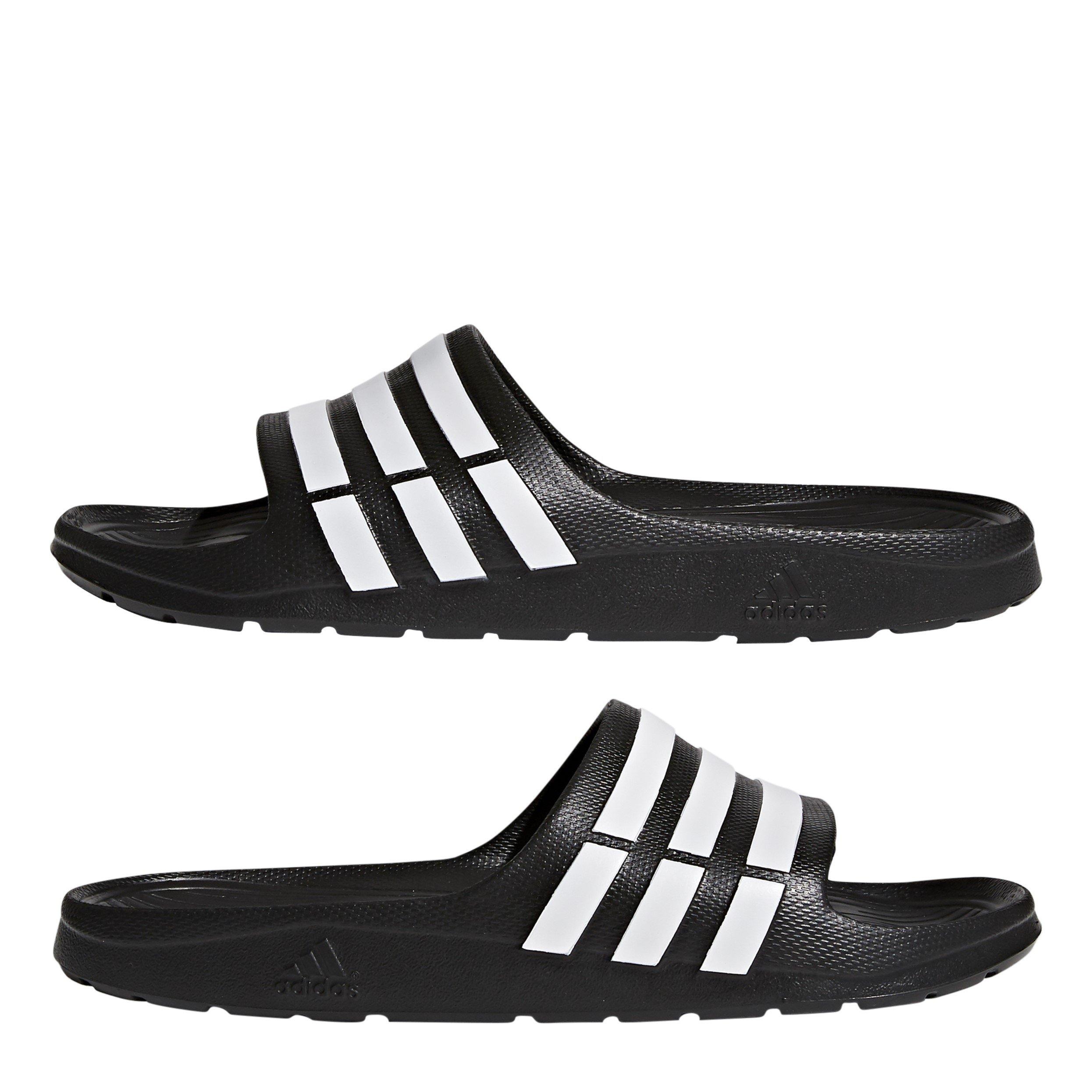 Sort/Hvid - adidas - Adilette Aqua Slide Mens - 12