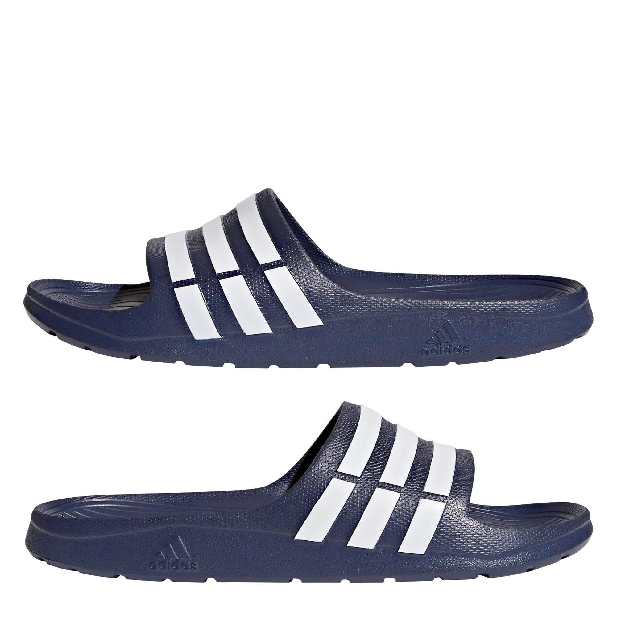Marineblau/Weiß - adidas - Adilette Aqua Slide Mens - 12