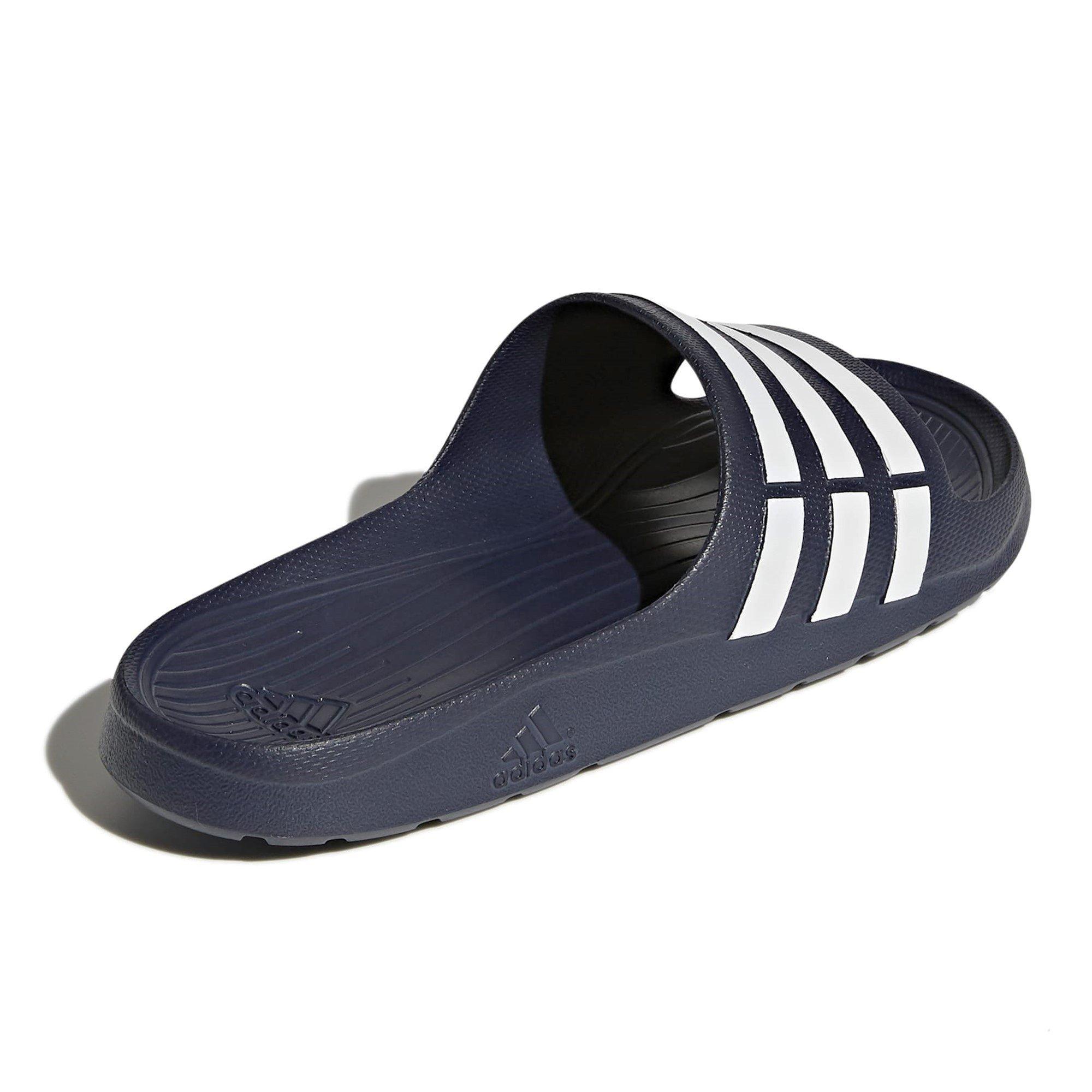 Marineblau/Weiß - adidas - Adilette Aqua Slide Mens - 4