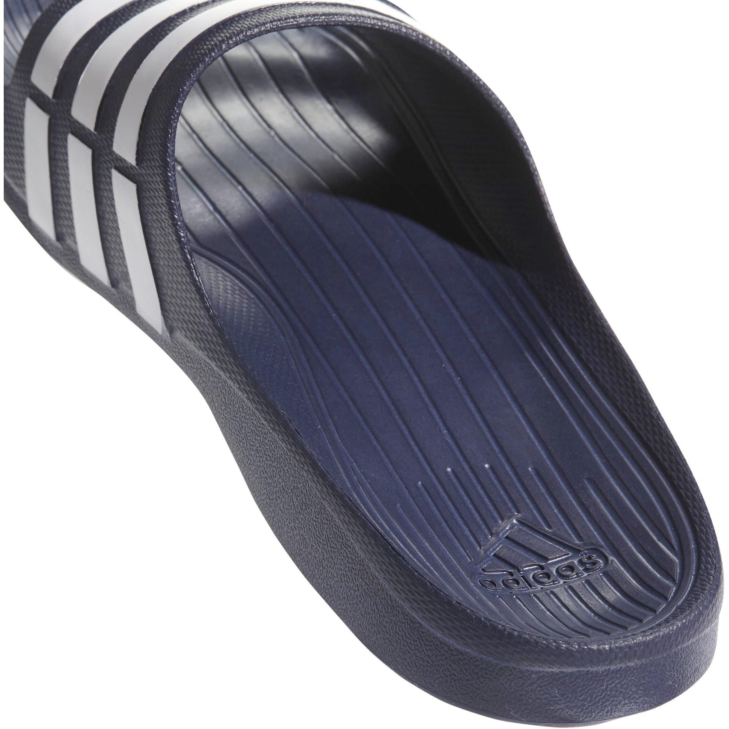 Marineblau/Weiß - adidas - Adilette Aqua Slide Mens - 7