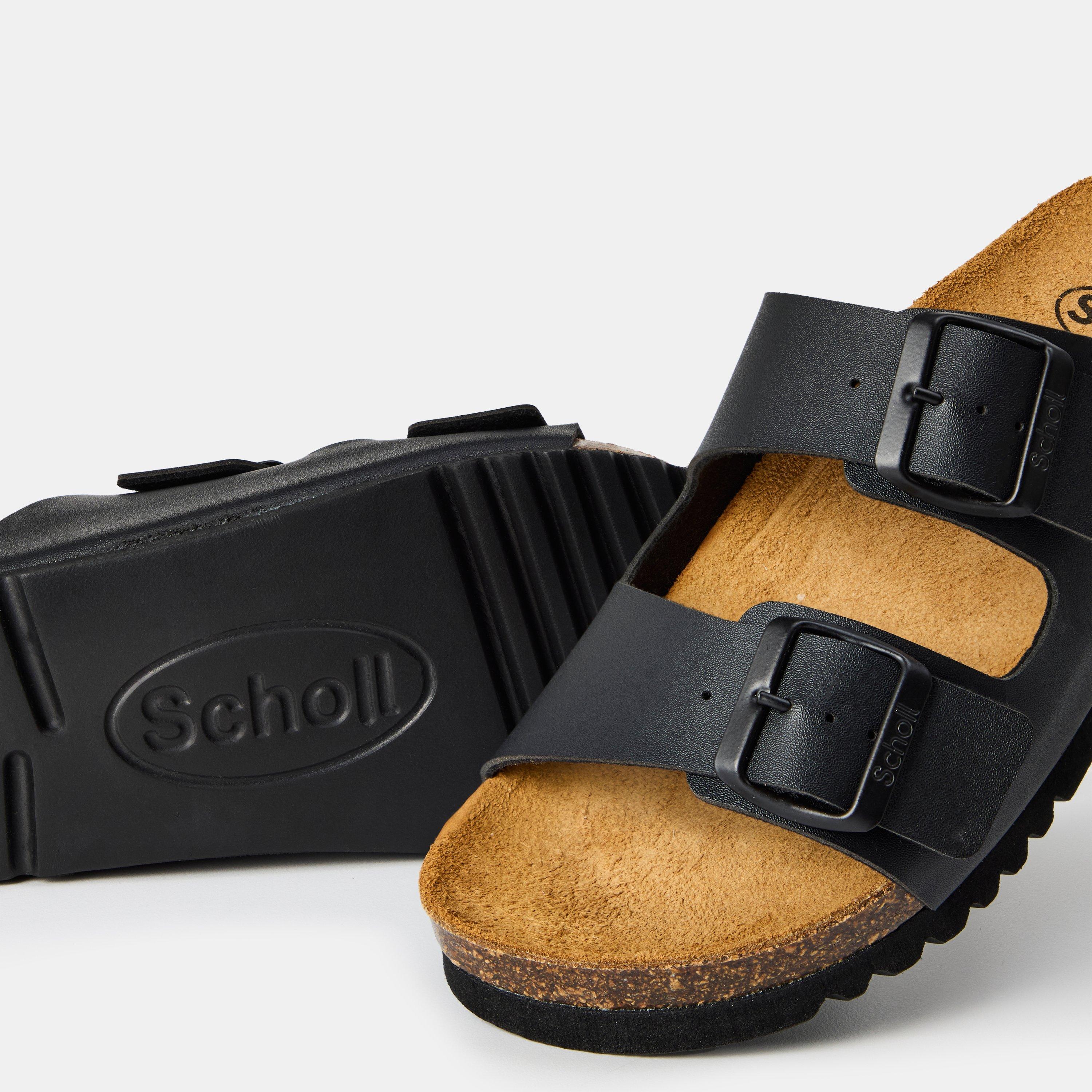 Sort - Scholl - Adults Andrea Flat Sandals - 3