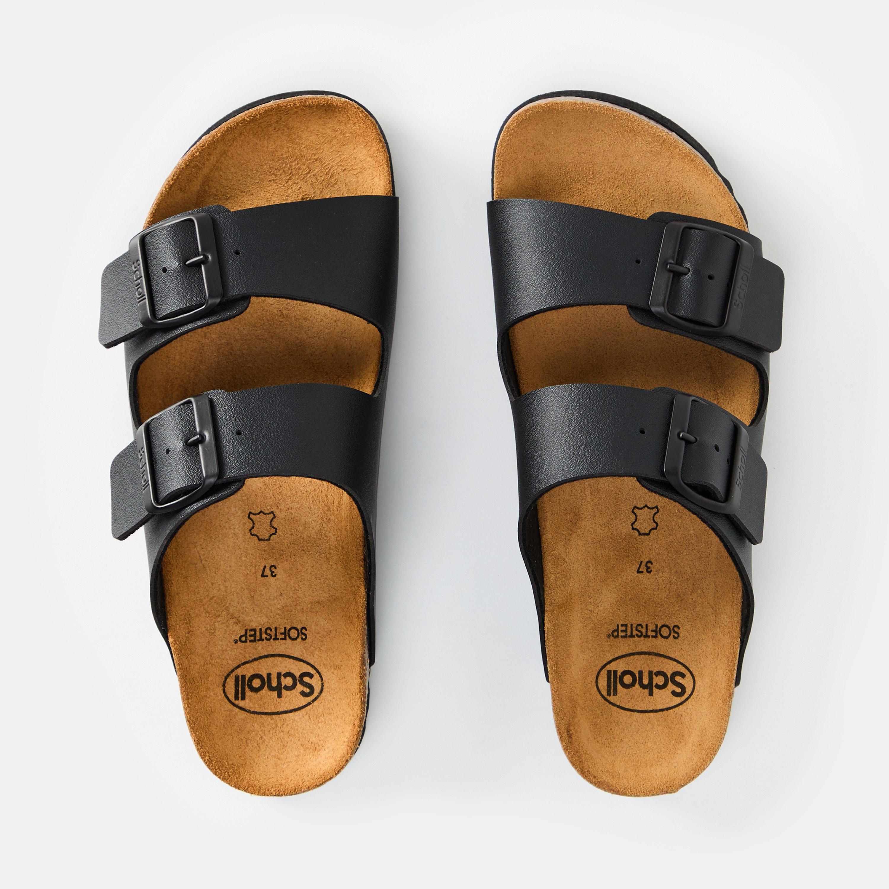 Sort - Scholl - Adults Andrea Flat Sandals - 4