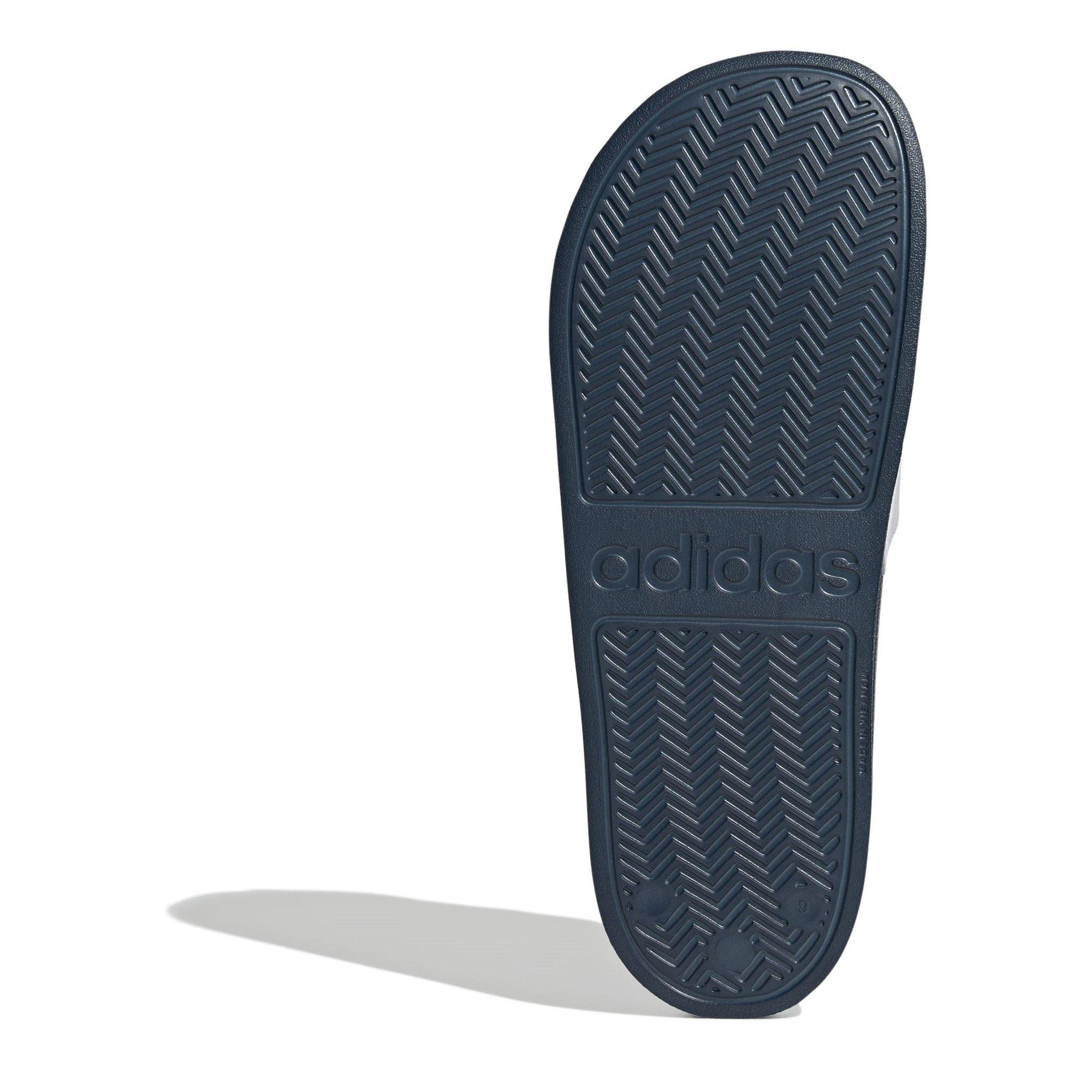 Wht/Red/Navy - adidas - Adilette Shower Slides Adults - 6