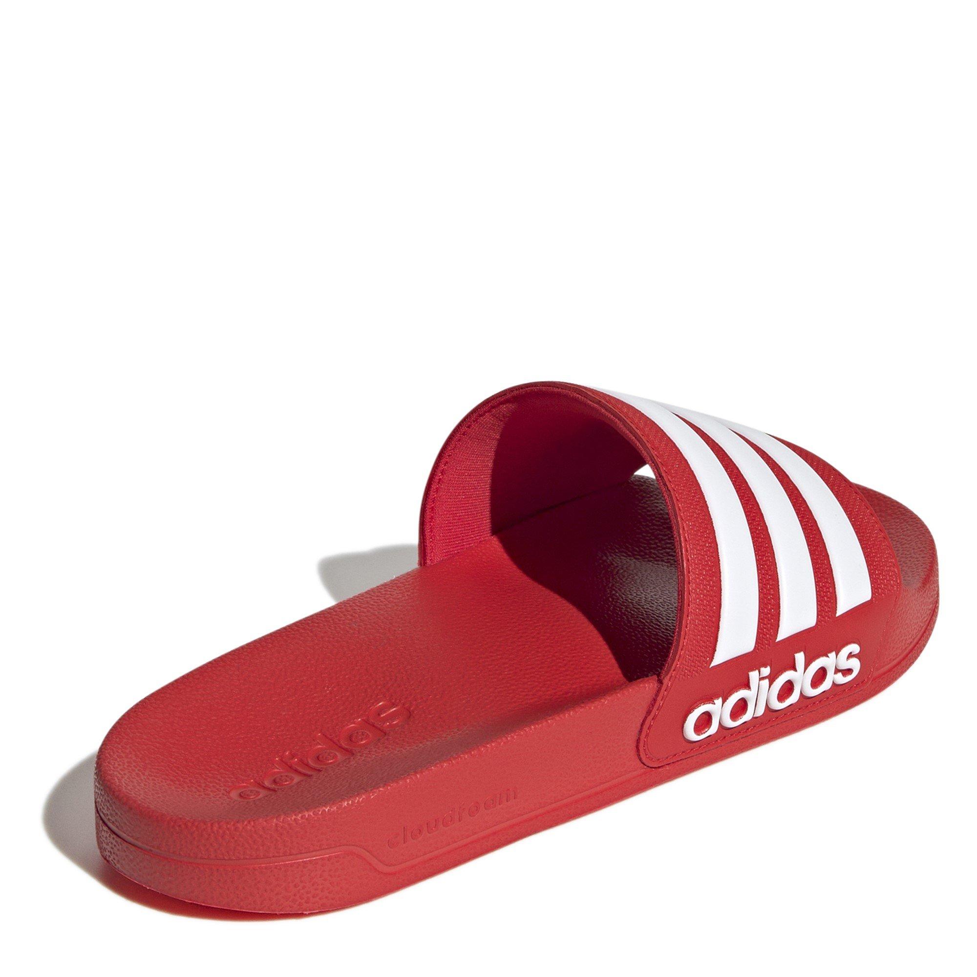 Vermelho/Branco - adidas - Adilette Shower Slides Adults - 4