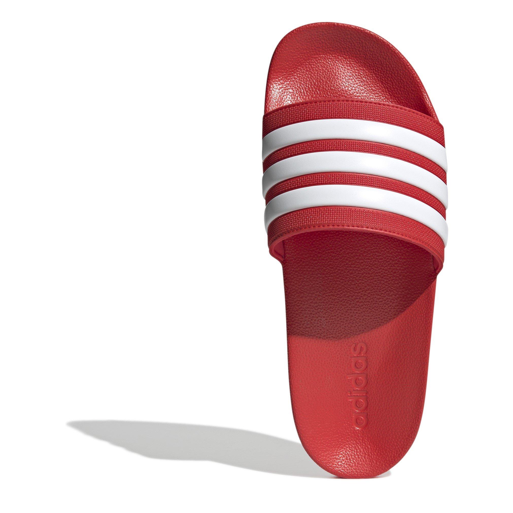 Vermelho/Branco - adidas - Adilette Shower Slides Adults - 5