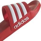 Rouge/Blanc - adidas FV5666 - Adilette Shower Slides Adults - 7