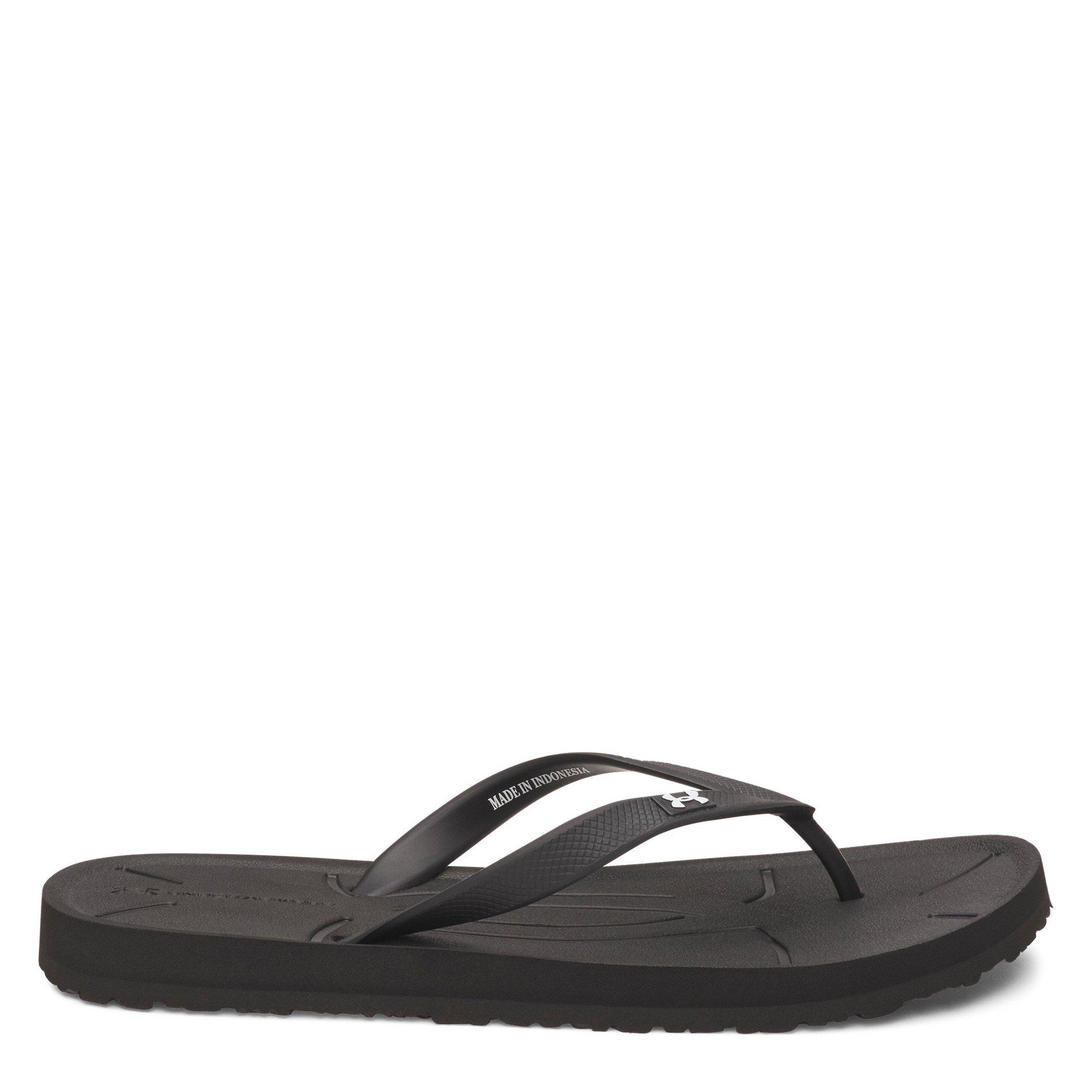 Black/Blk/White - Under Armour - Men's Sarasota Flip Flops - 1