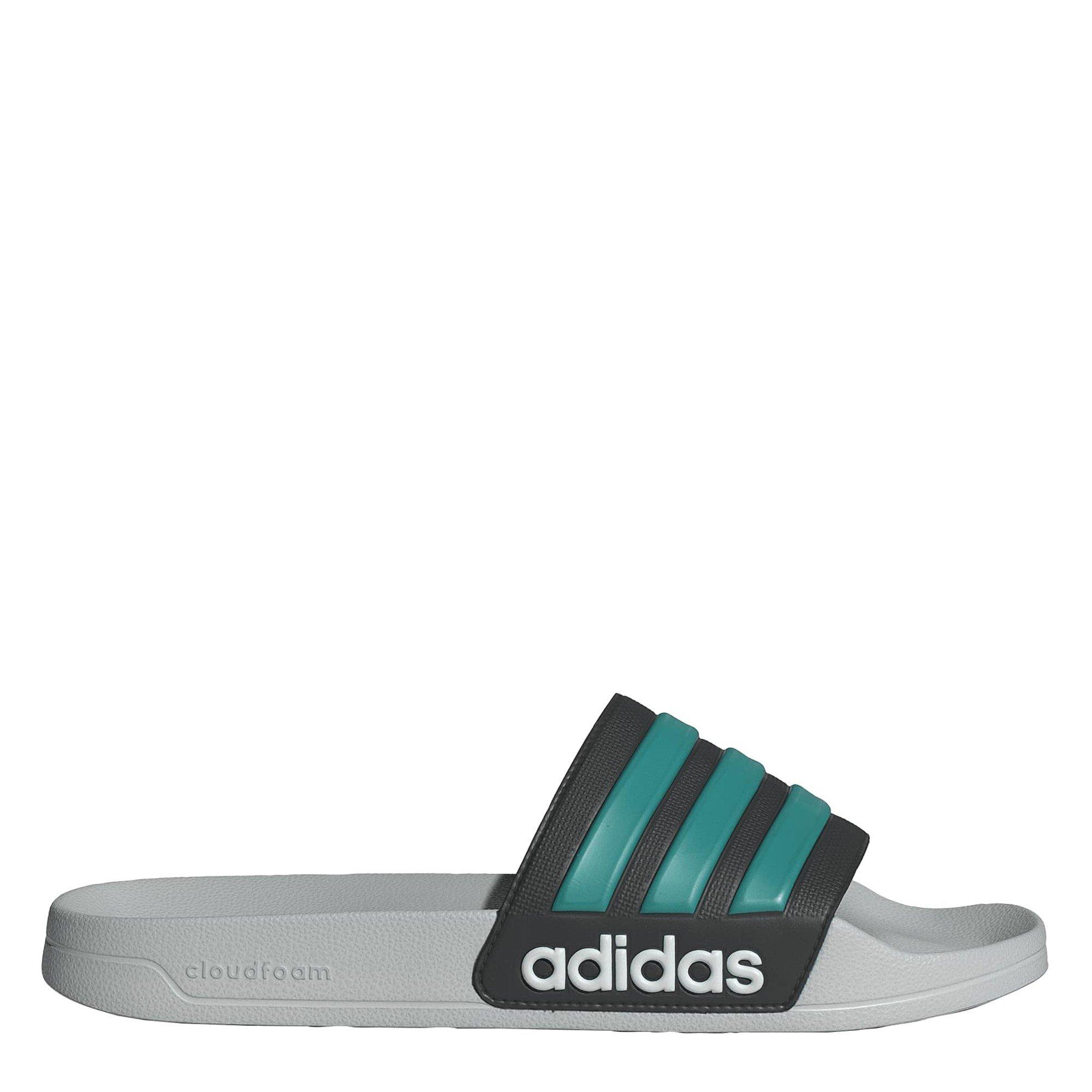 Kern Zwart/Puur - adidas - Unisex Adilette Shower Slider - 1