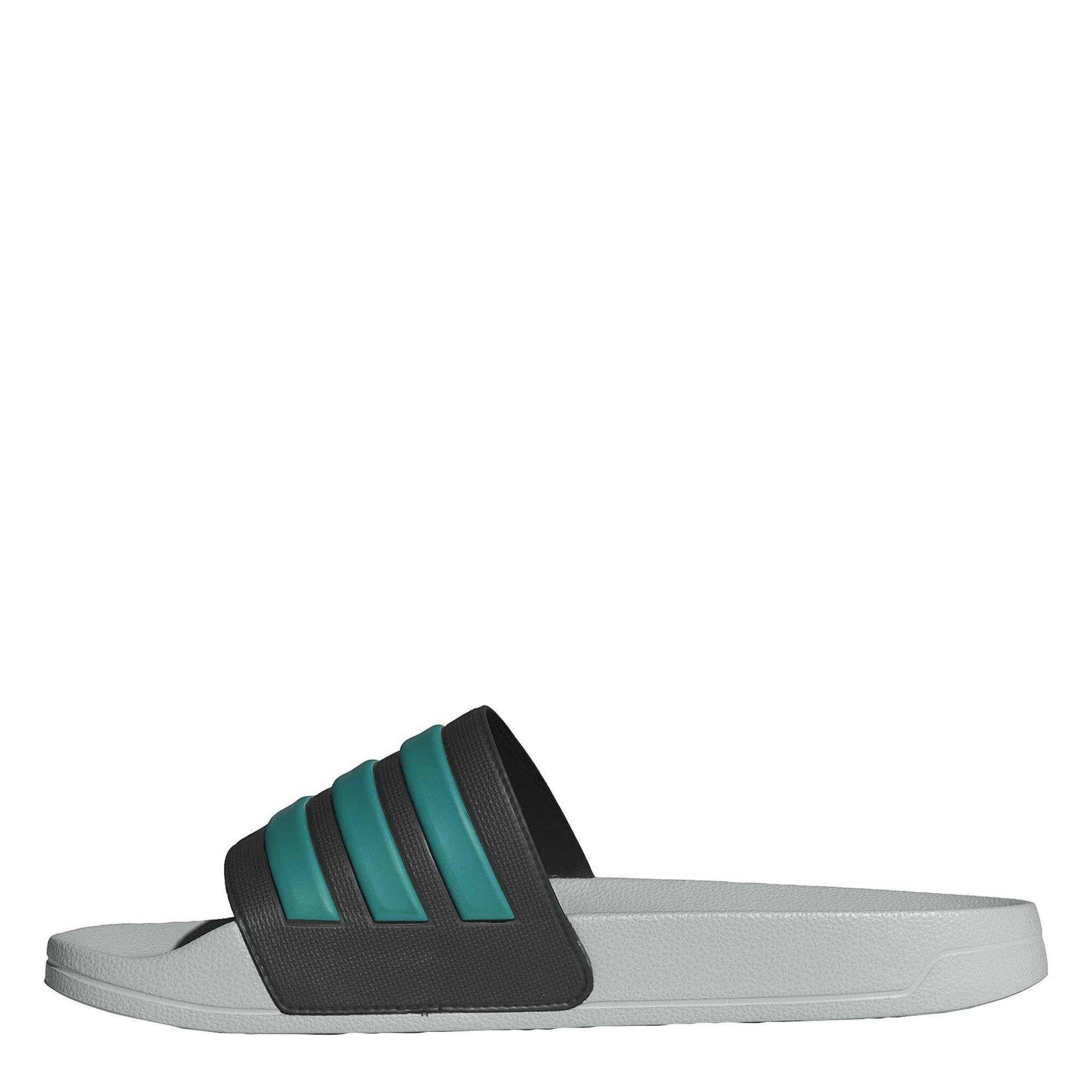 Kern Zwart/Puur - adidas - Unisex Adilette Shower Slider - 2