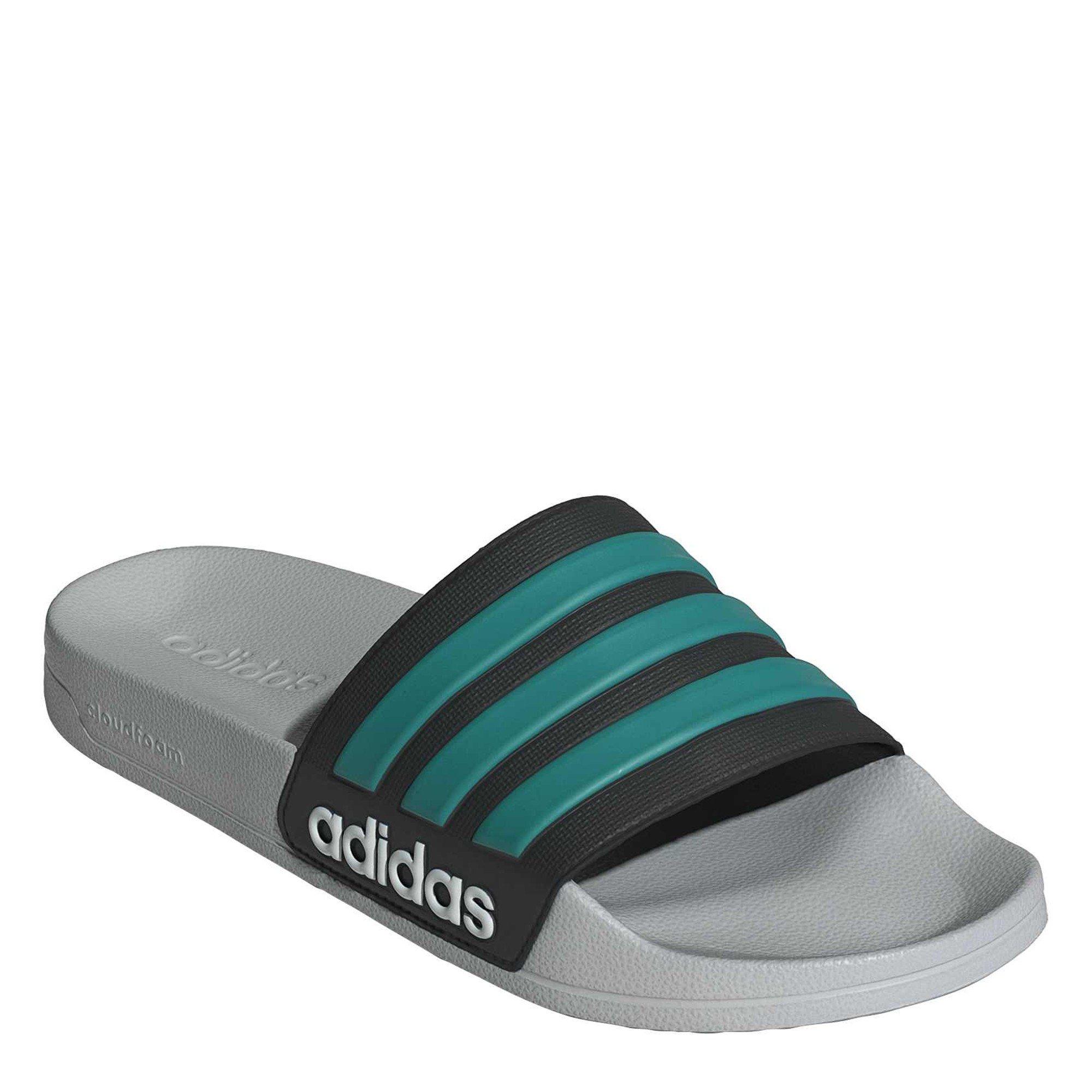 Kern Zwart/Puur - adidas - Unisex Adilette Shower Slider - 3