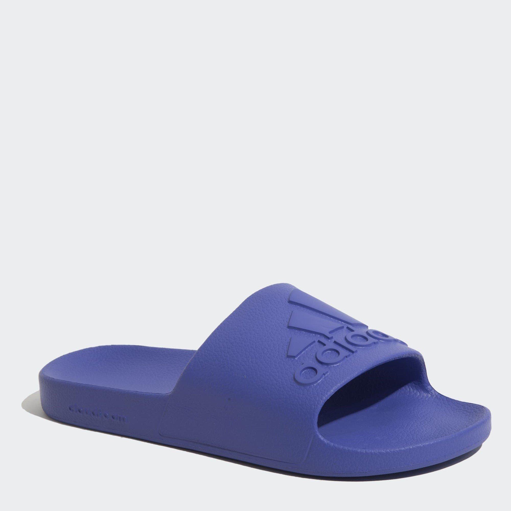 Cobalt Blue - adidas - Aquo Slip On Pool Shoes - 3