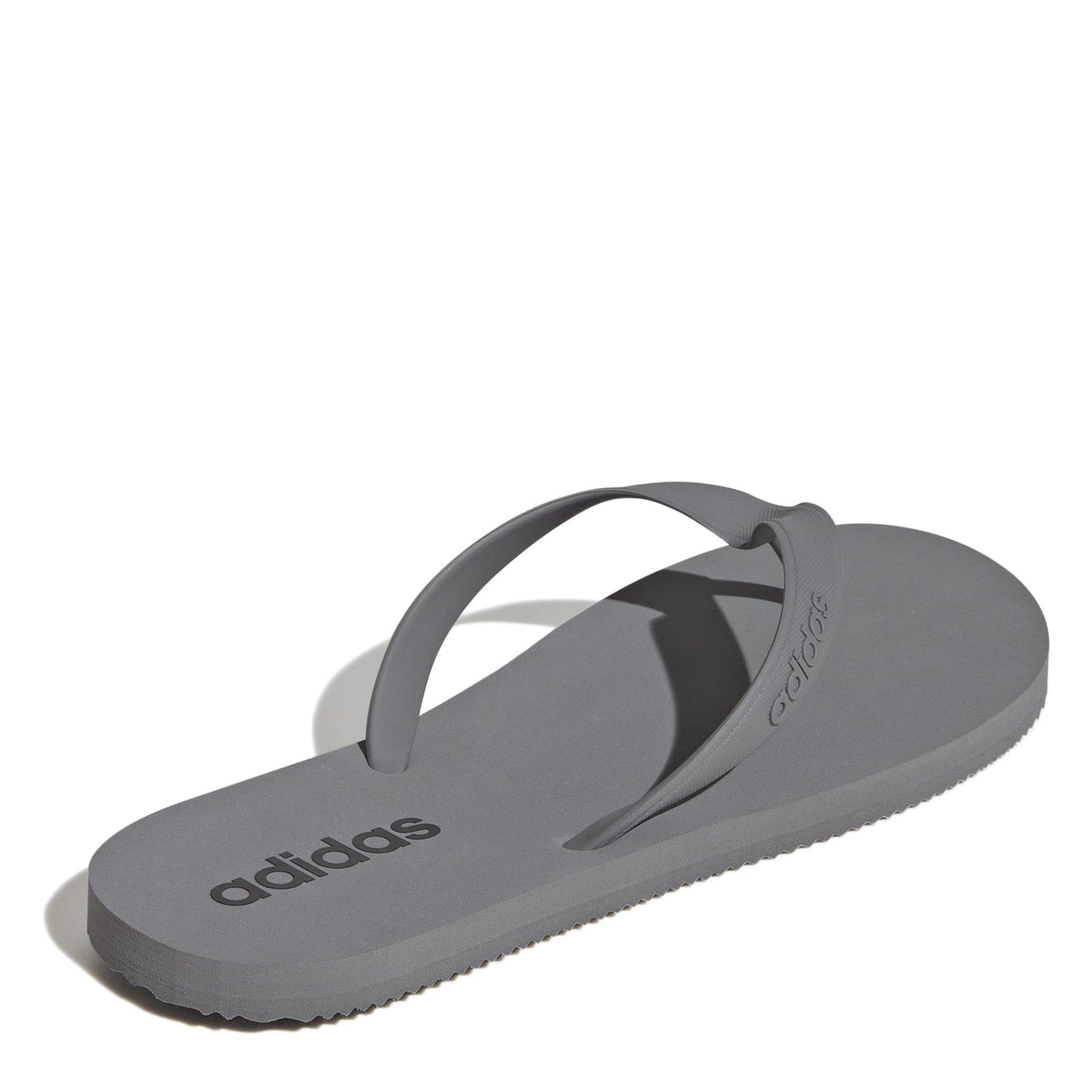 Grey/Core Black - adidas - Keitaki Alpha Flip Flops - 4