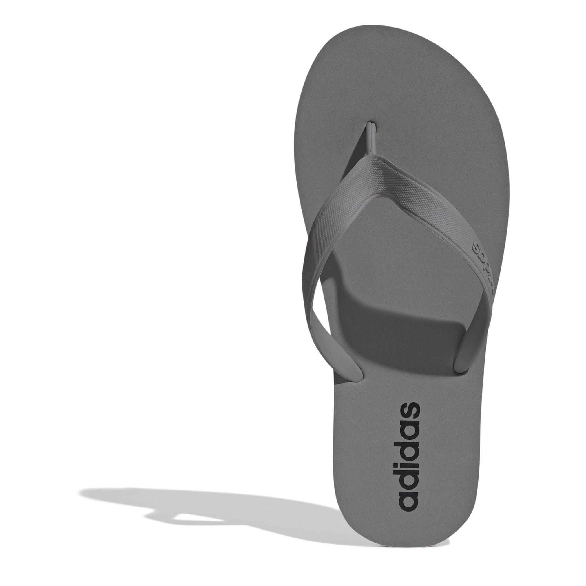 Grey/Core Black - adidas - Keitaki Alpha Flip Flops - 5