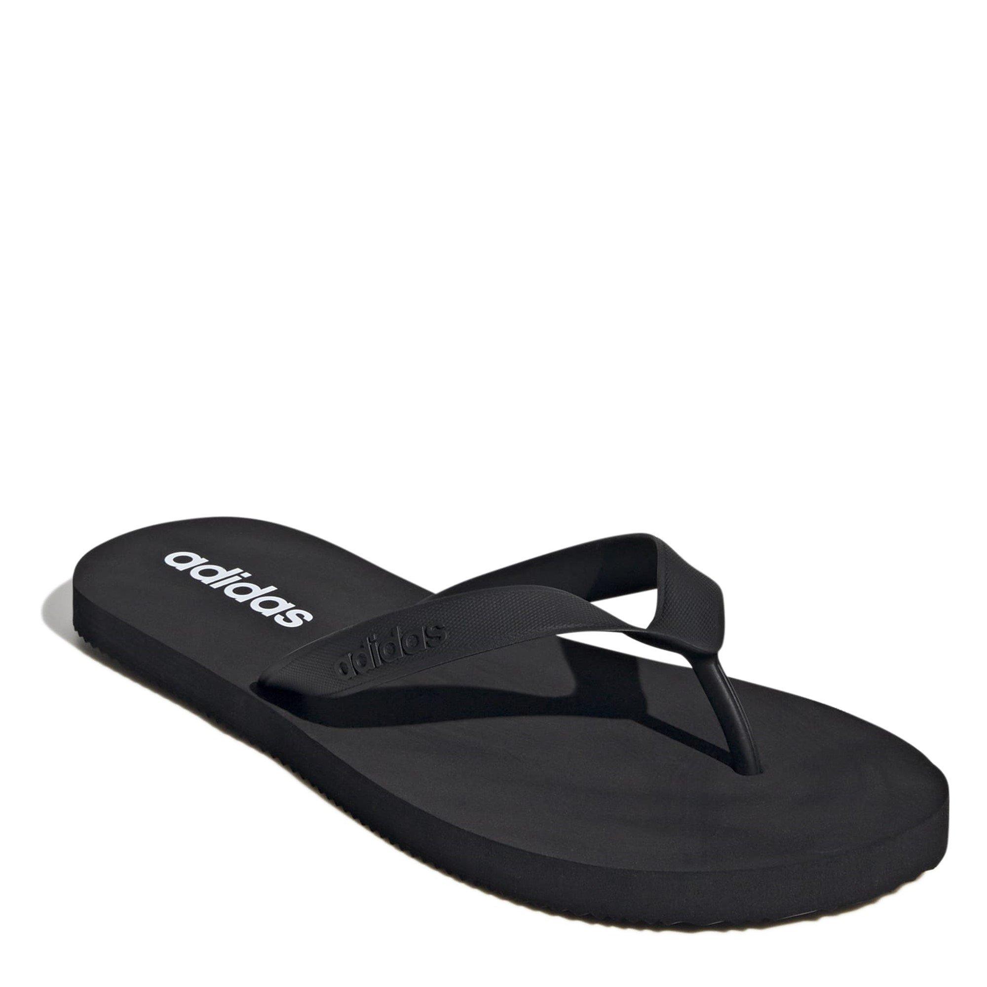 Black/White/Blk - adidas - Men's Keitaki Alpha Flip Flops - 3