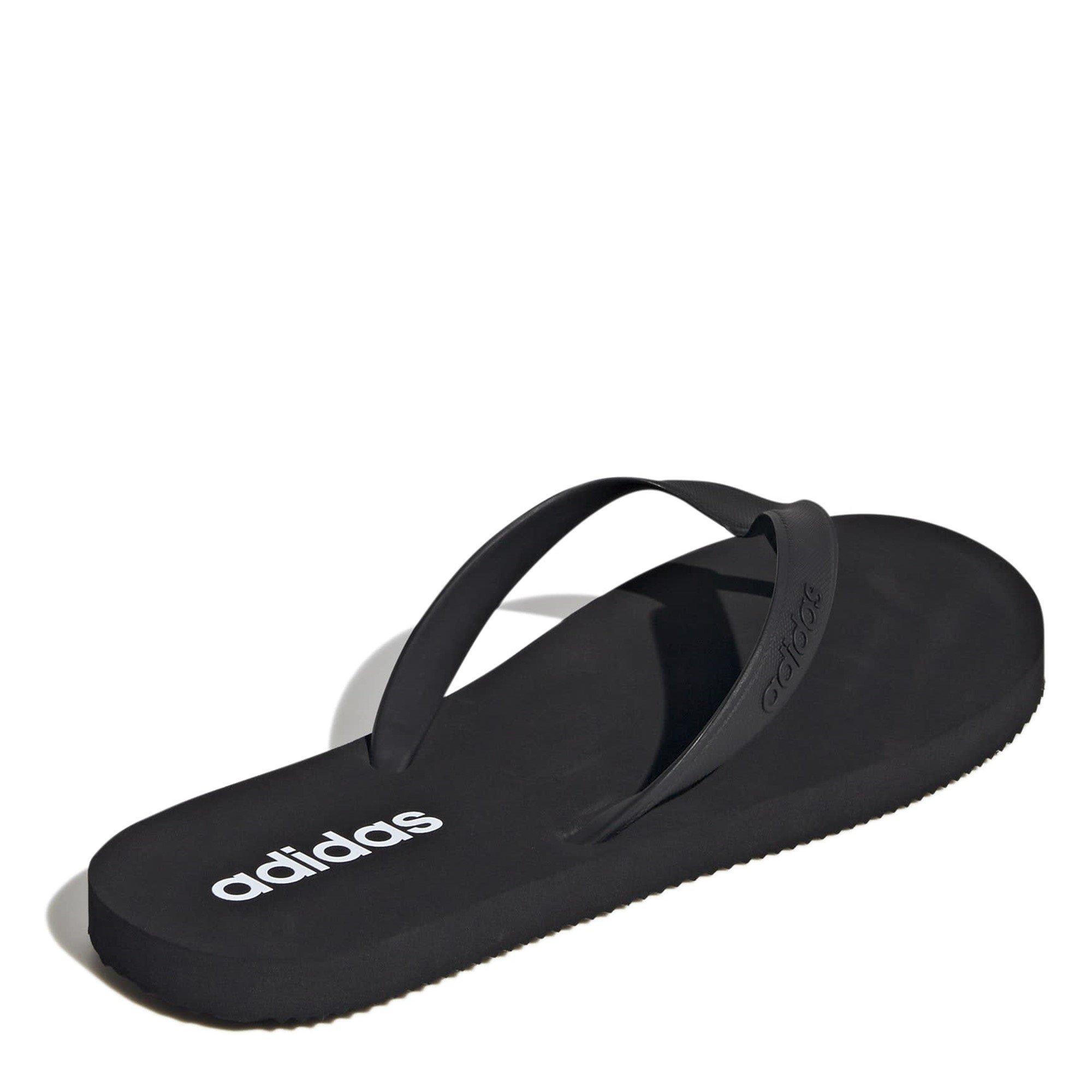 Black/White/Blk - adidas - Men's Keitaki Alpha Flip Flops - 4