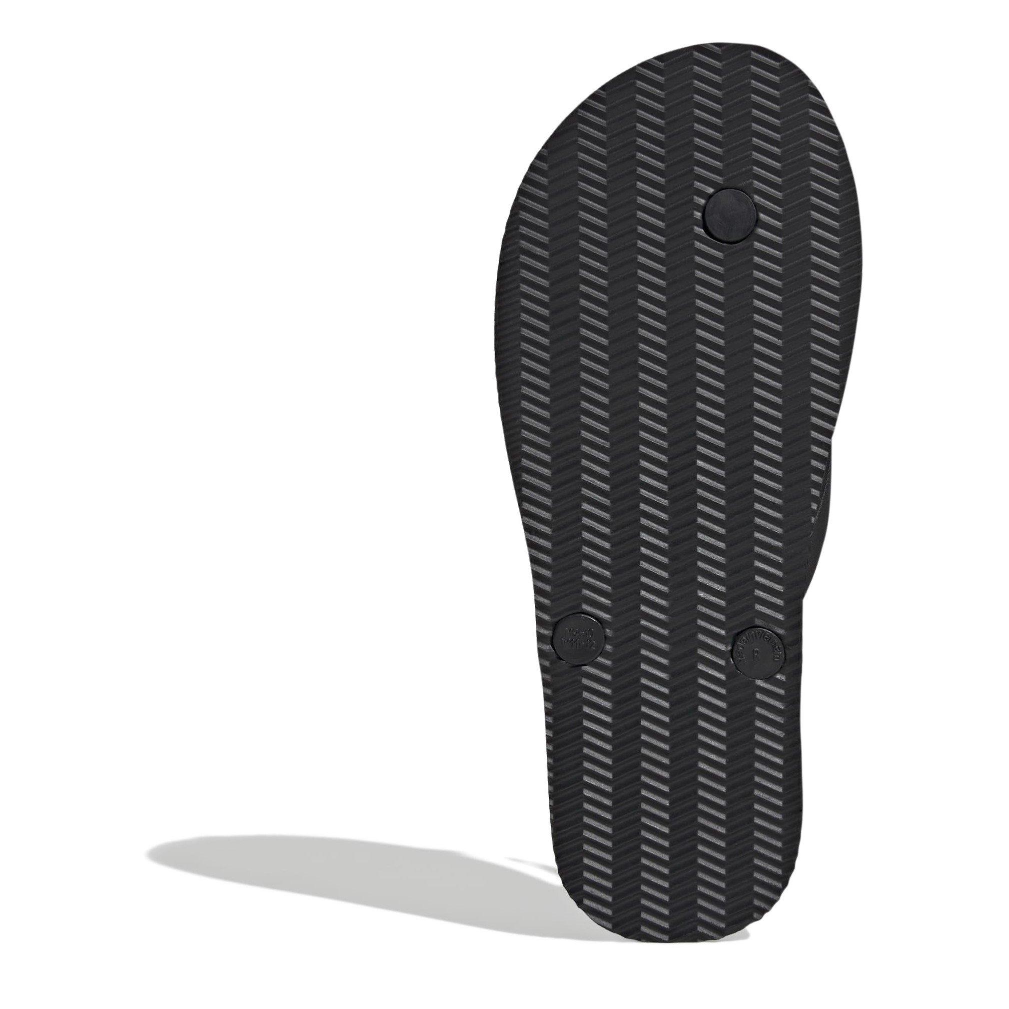 Black/White/Blk - adidas - Men's Keitaki Alpha Flip Flops - 6