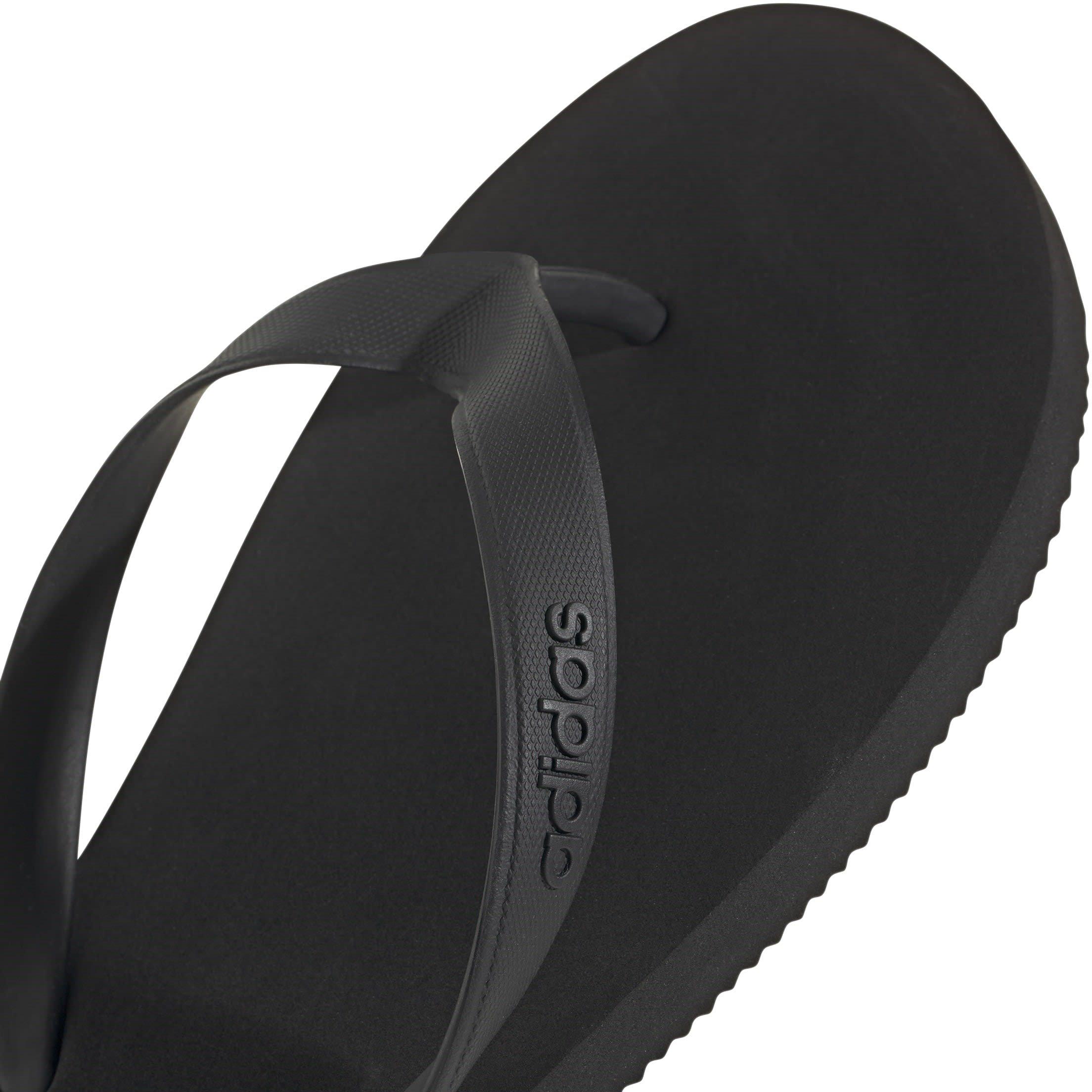 Black/White/Blk - adidas - Men's Keitaki Alpha Flip Flops - 7