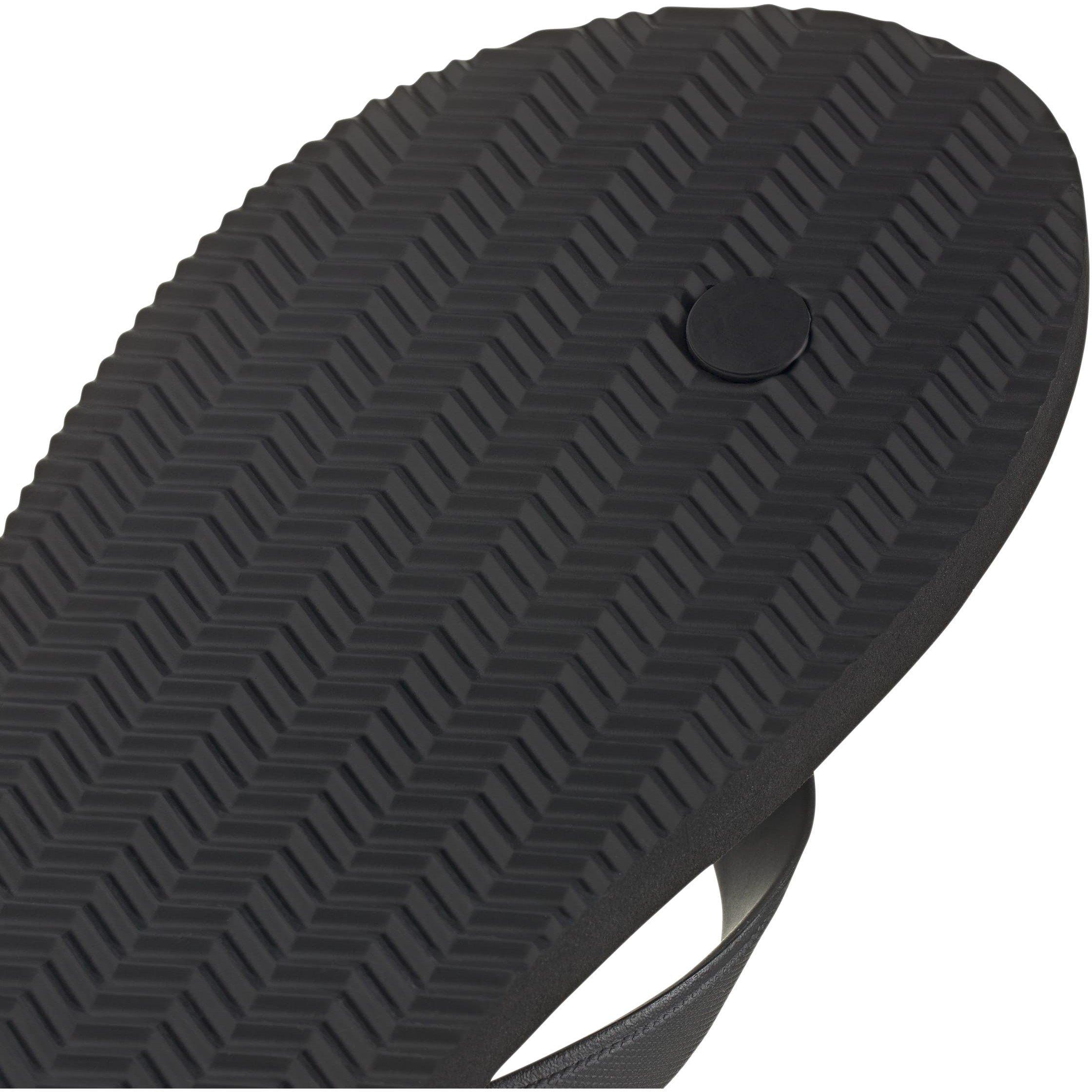 Black/White/Blk - adidas - Men's Keitaki Alpha Flip Flops - 8