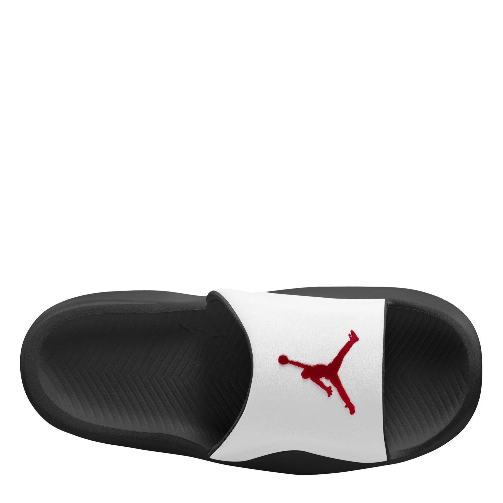Weiß/Rot - Air Jordan - Men's Pool Sliders - 8