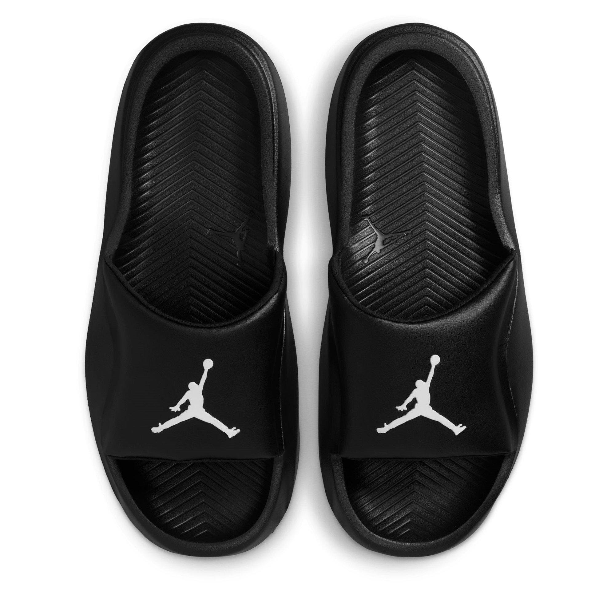 Black/White - Air Jordan - Men's Pool Sliders - 4